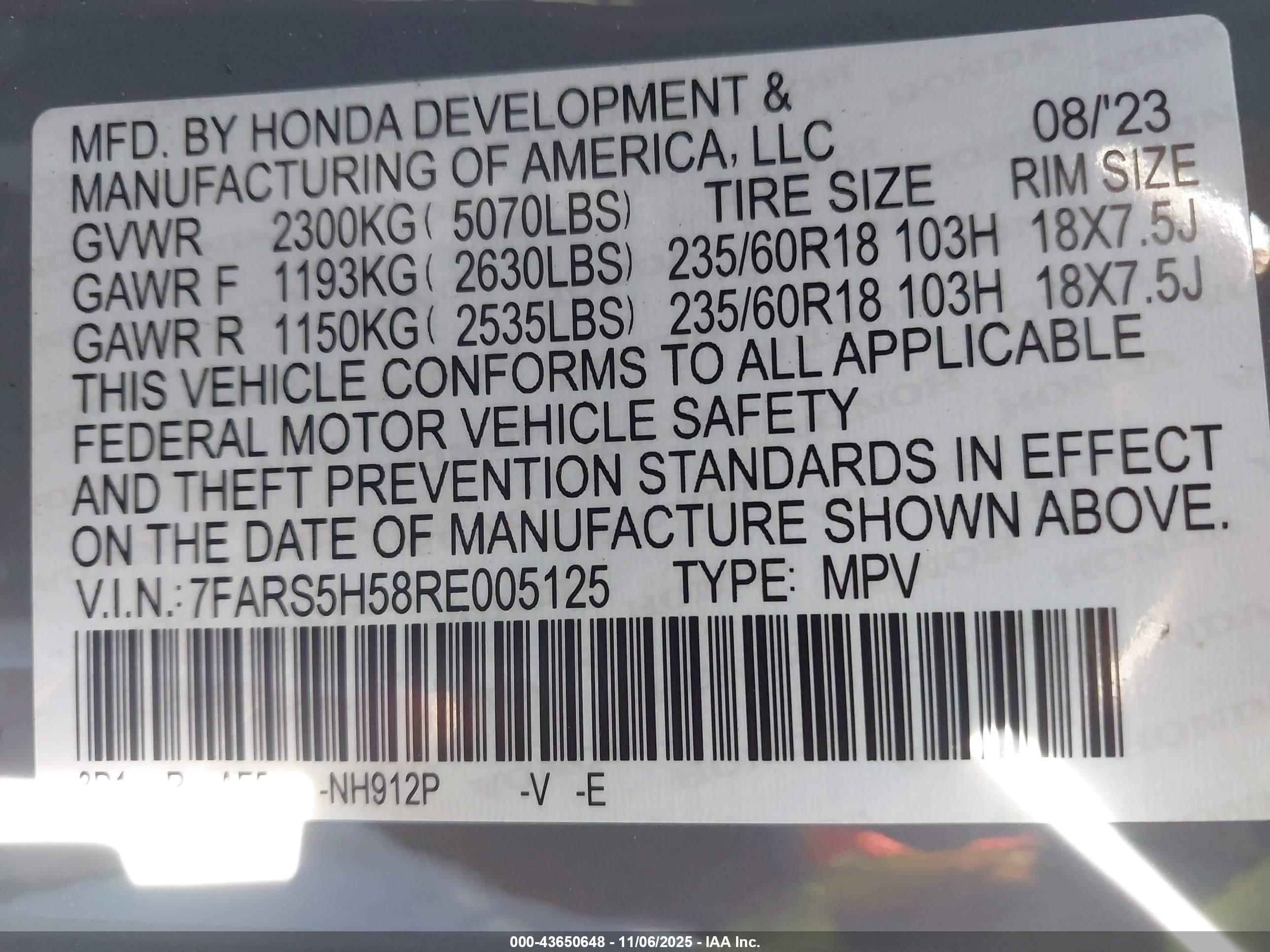 HONDA CR-V image 9