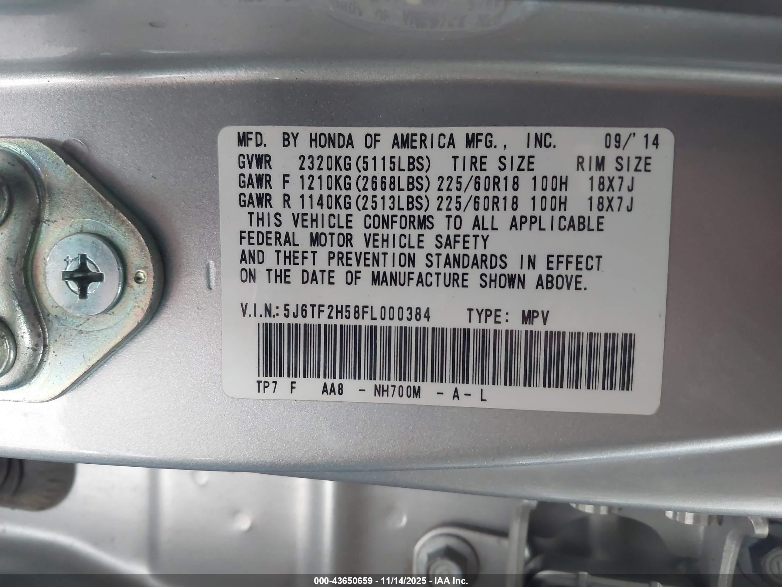 HONDA CROSSTOUR image 9