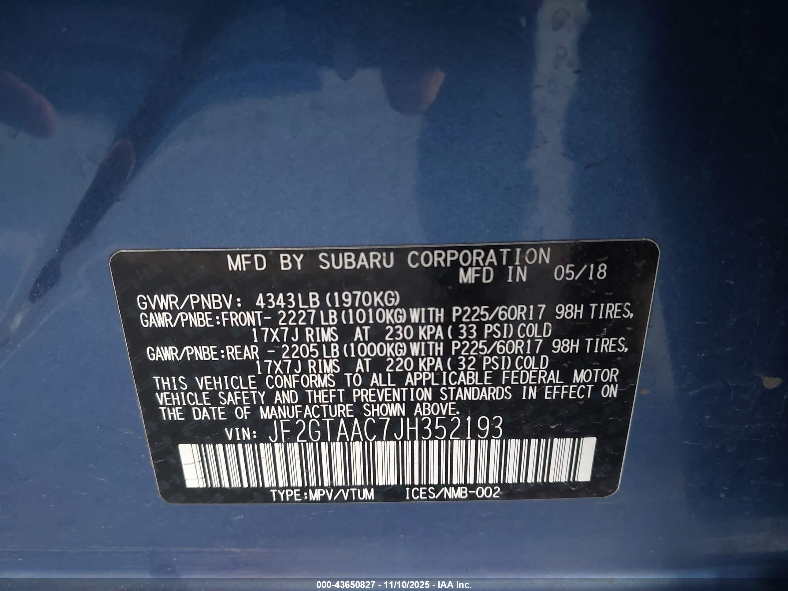 SUBARU CROSSTREK image 9