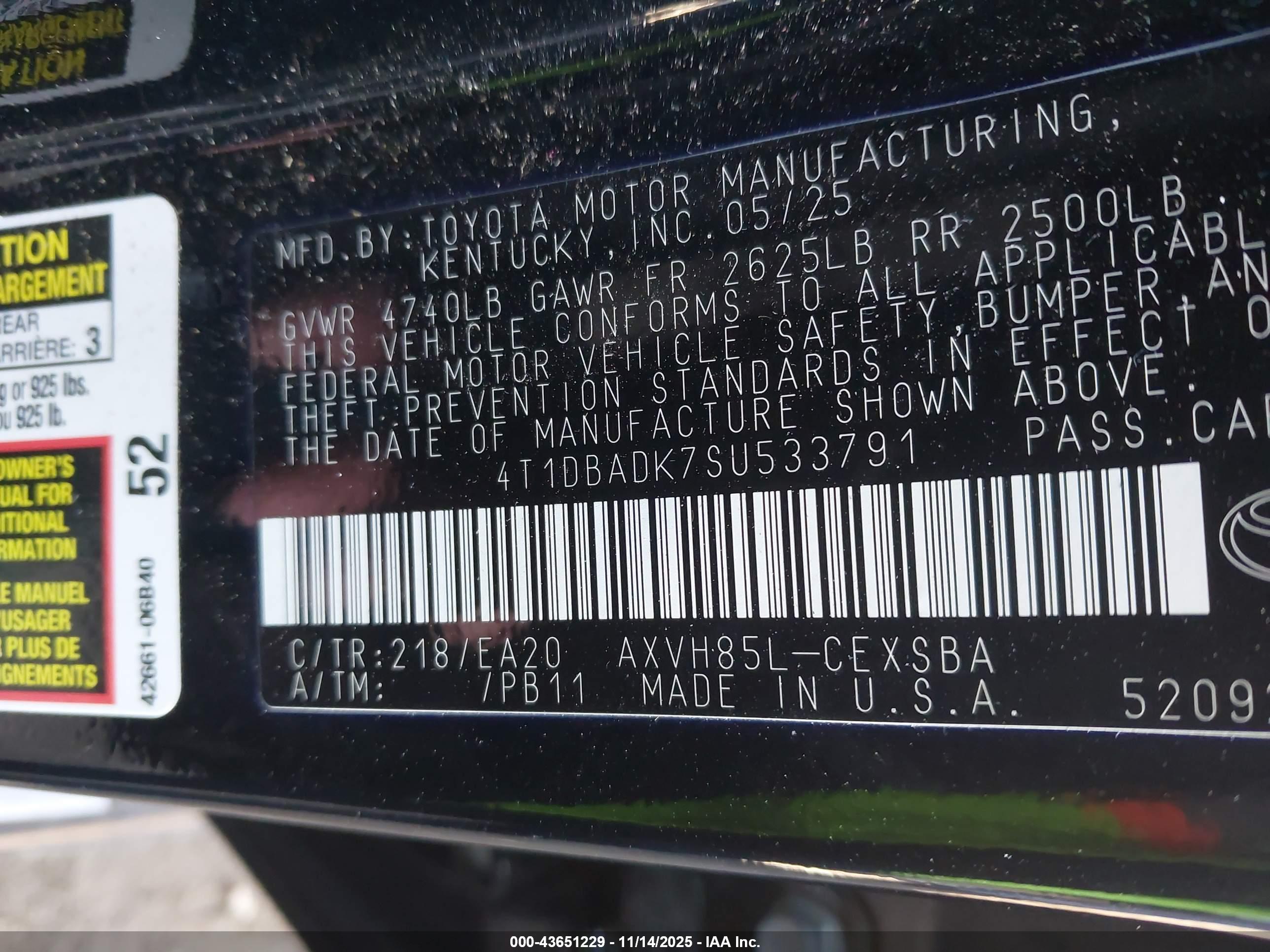 TOYOTA CAMRY image 9