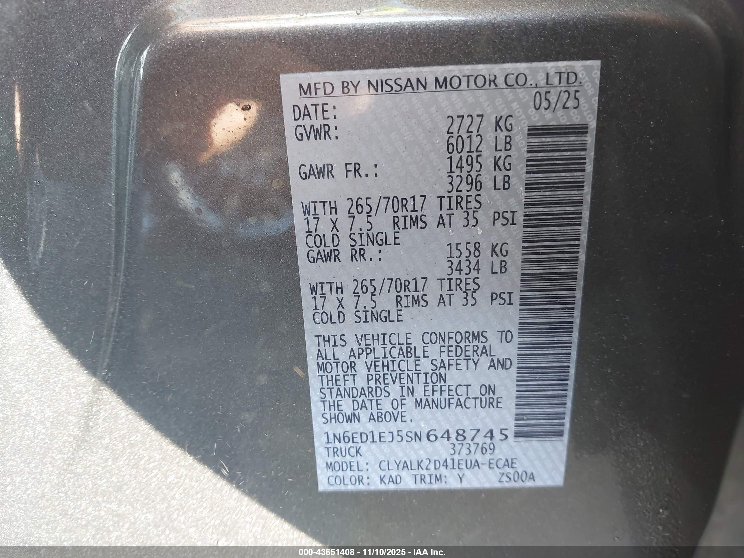 NISSAN FRONTIER image 9