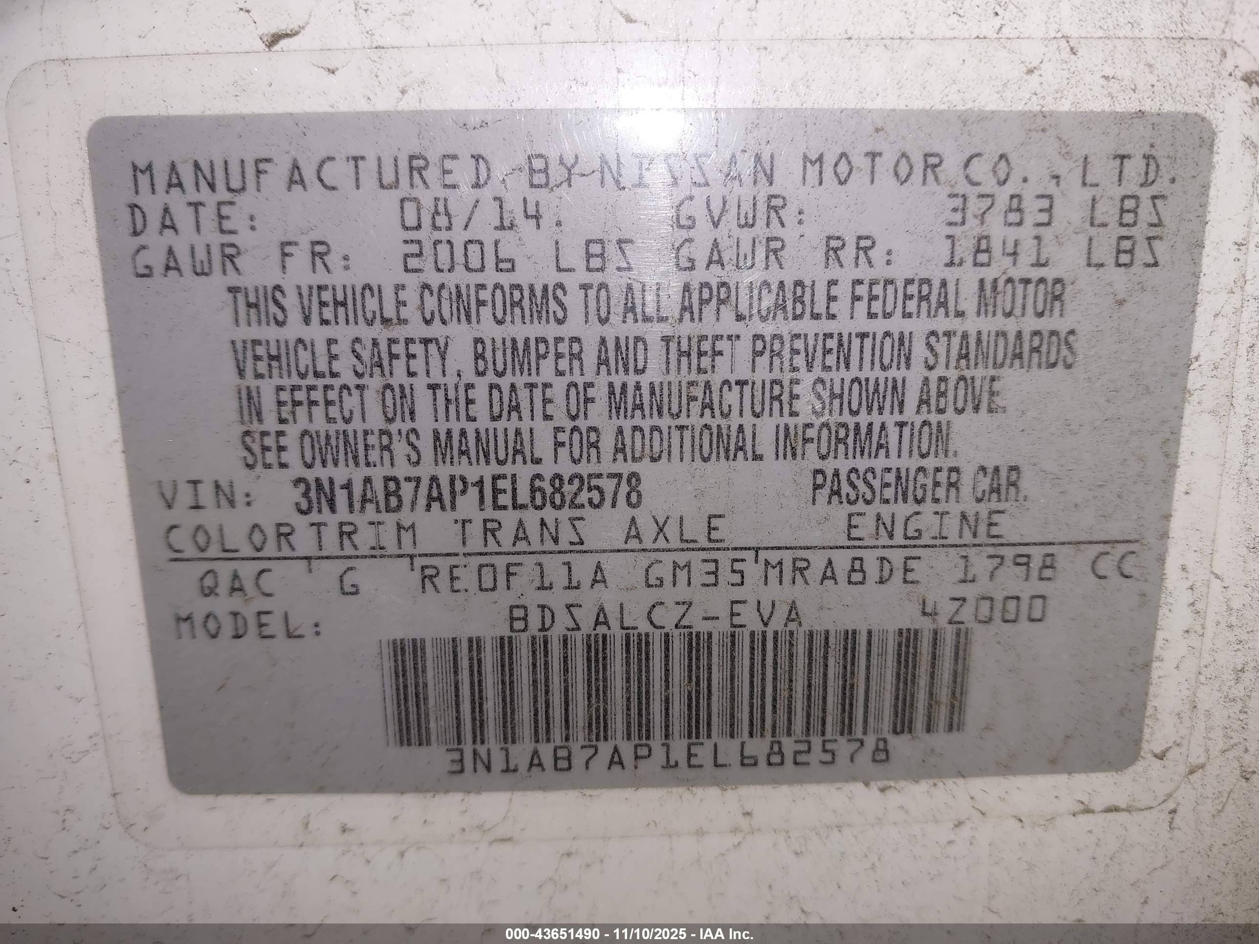 NISSAN SENTRA image 9