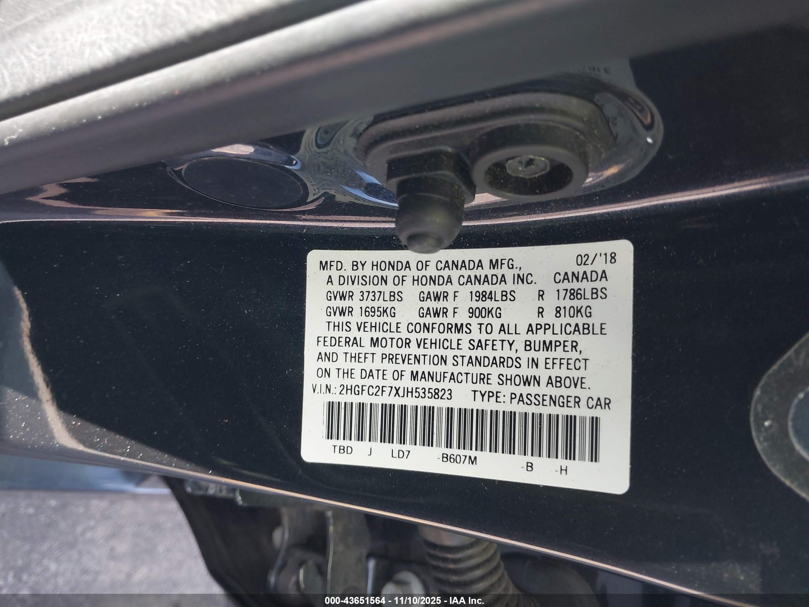 HONDA CIVIC image 9