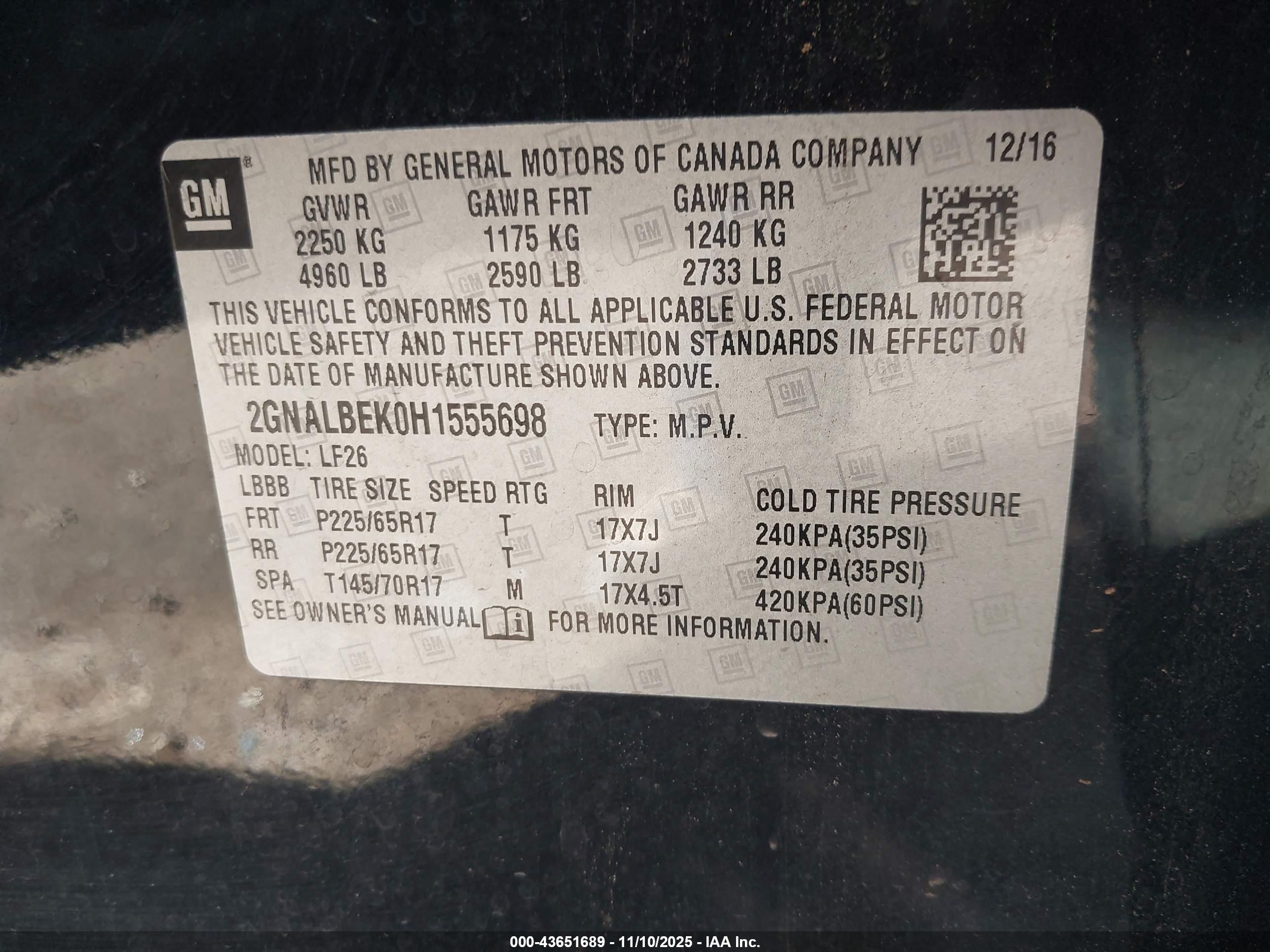 CHEVROLET EQUINOX image 9