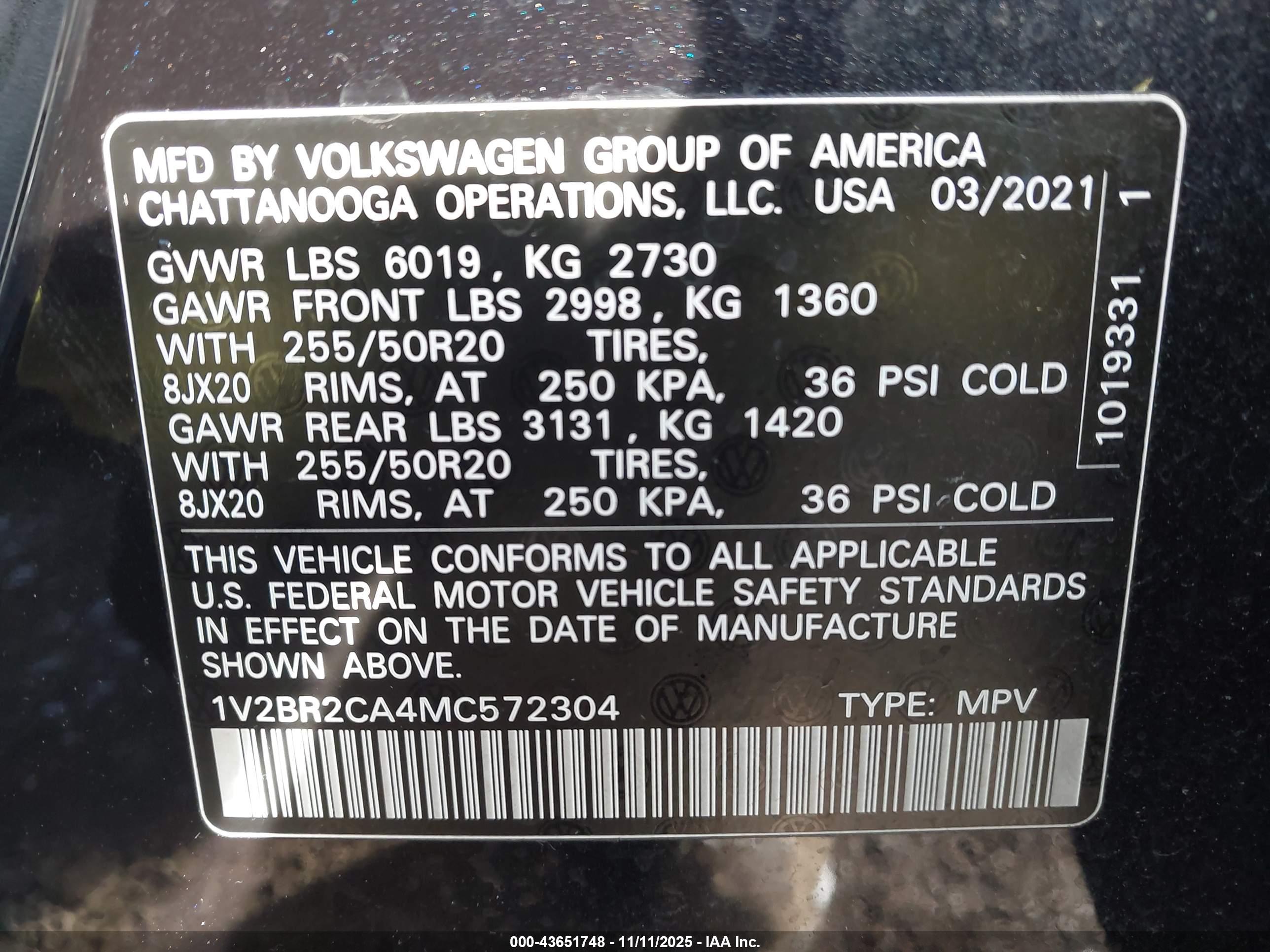 VOLKSWAGEN ATLAS image 9