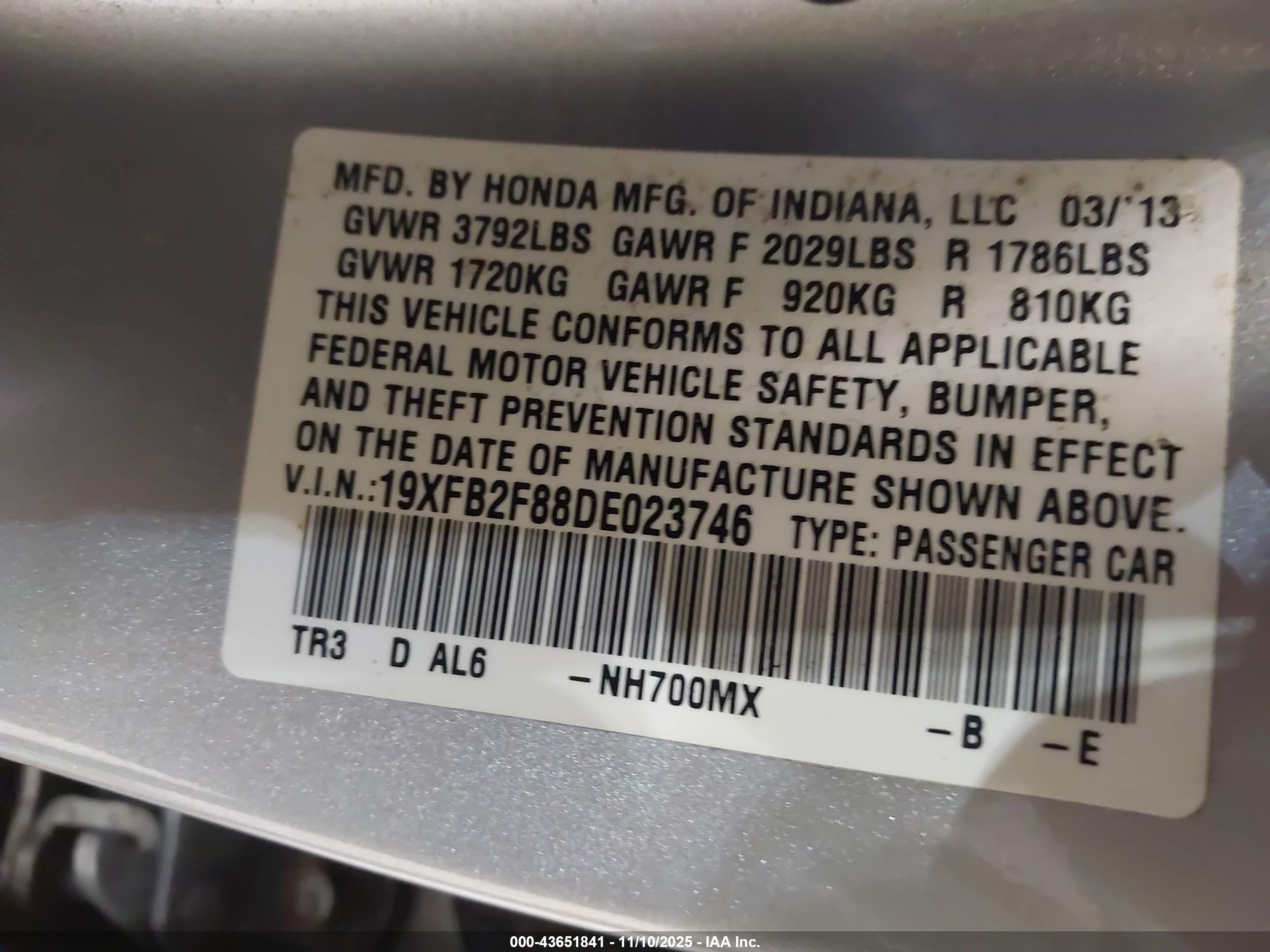 HONDA CIVIC image 9