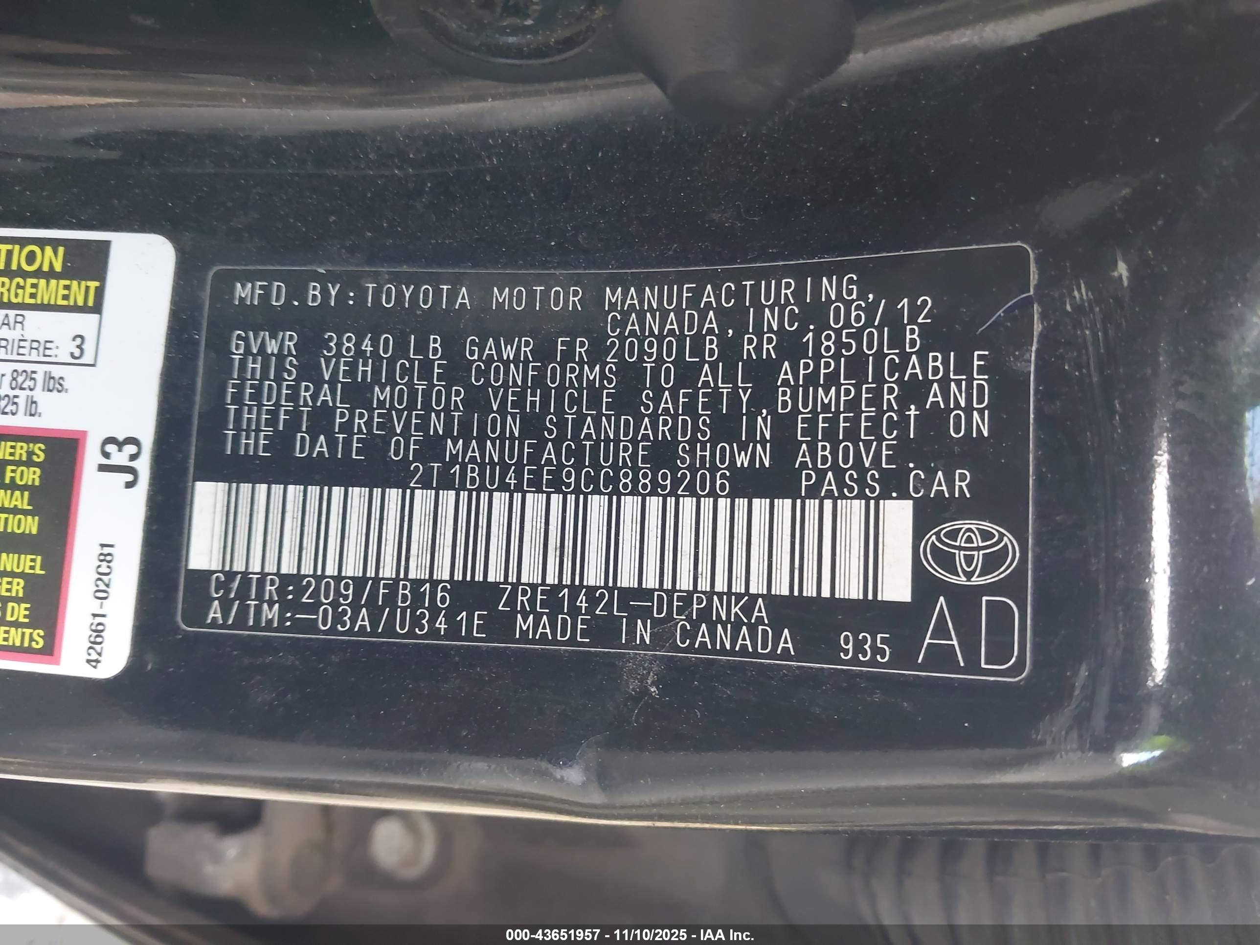 TOYOTA COROLLA image 9