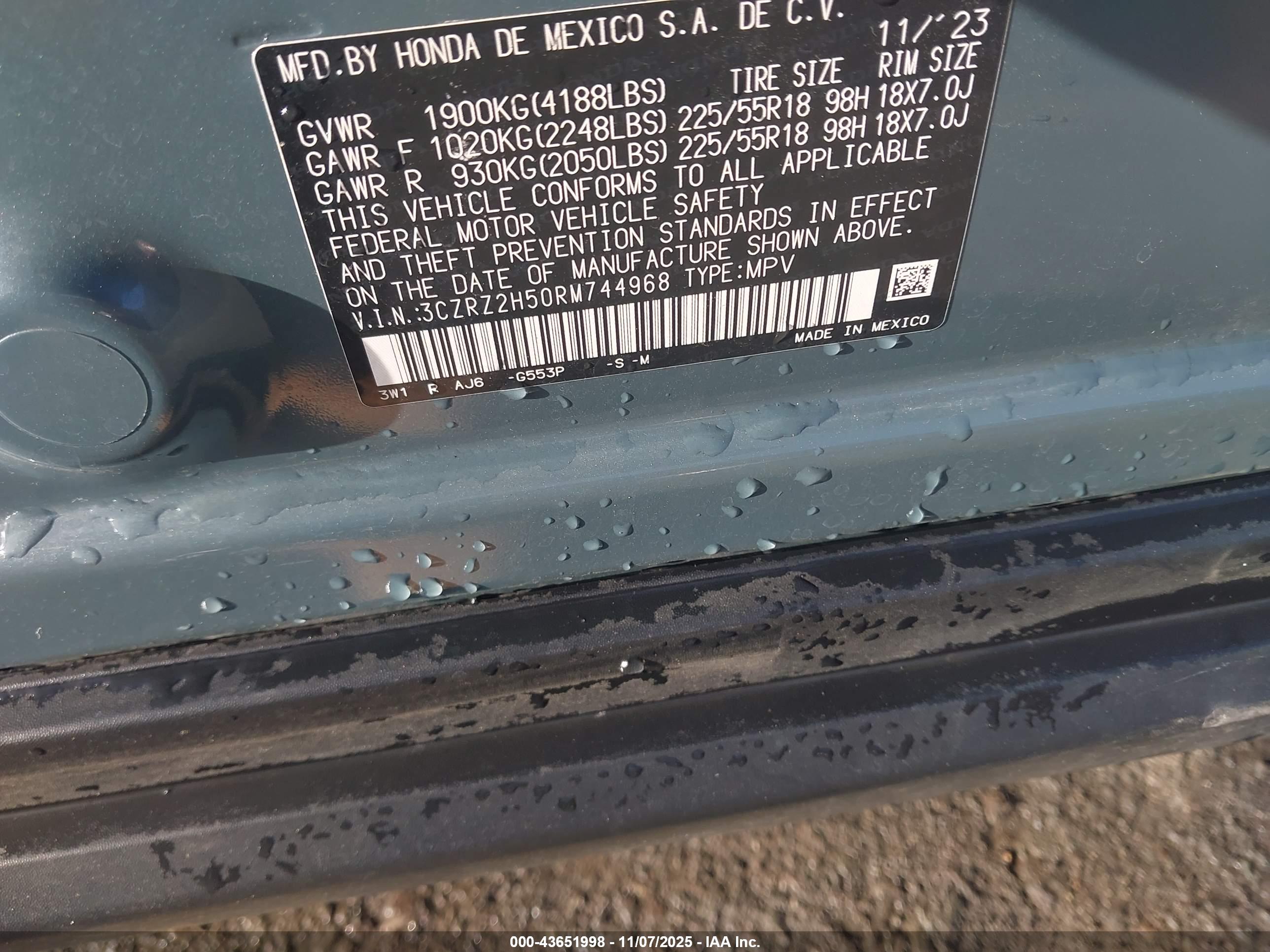 HONDA HR-V image 9