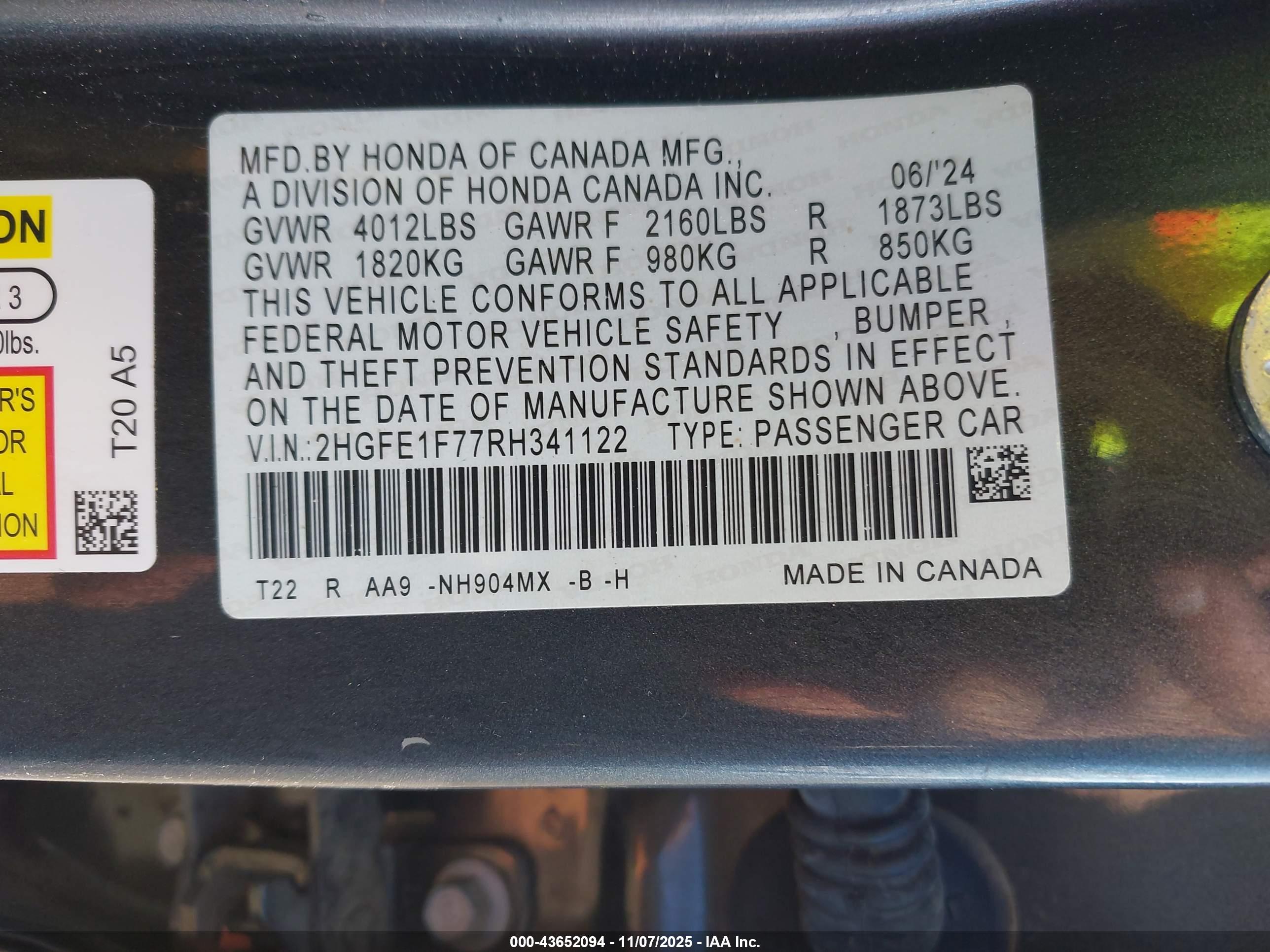 HONDA CIVIC image 9