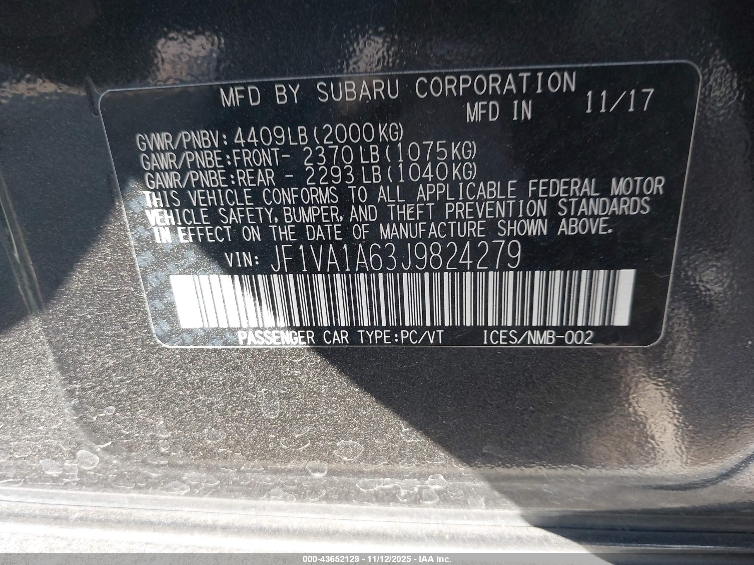 SUBARU WRX image 9