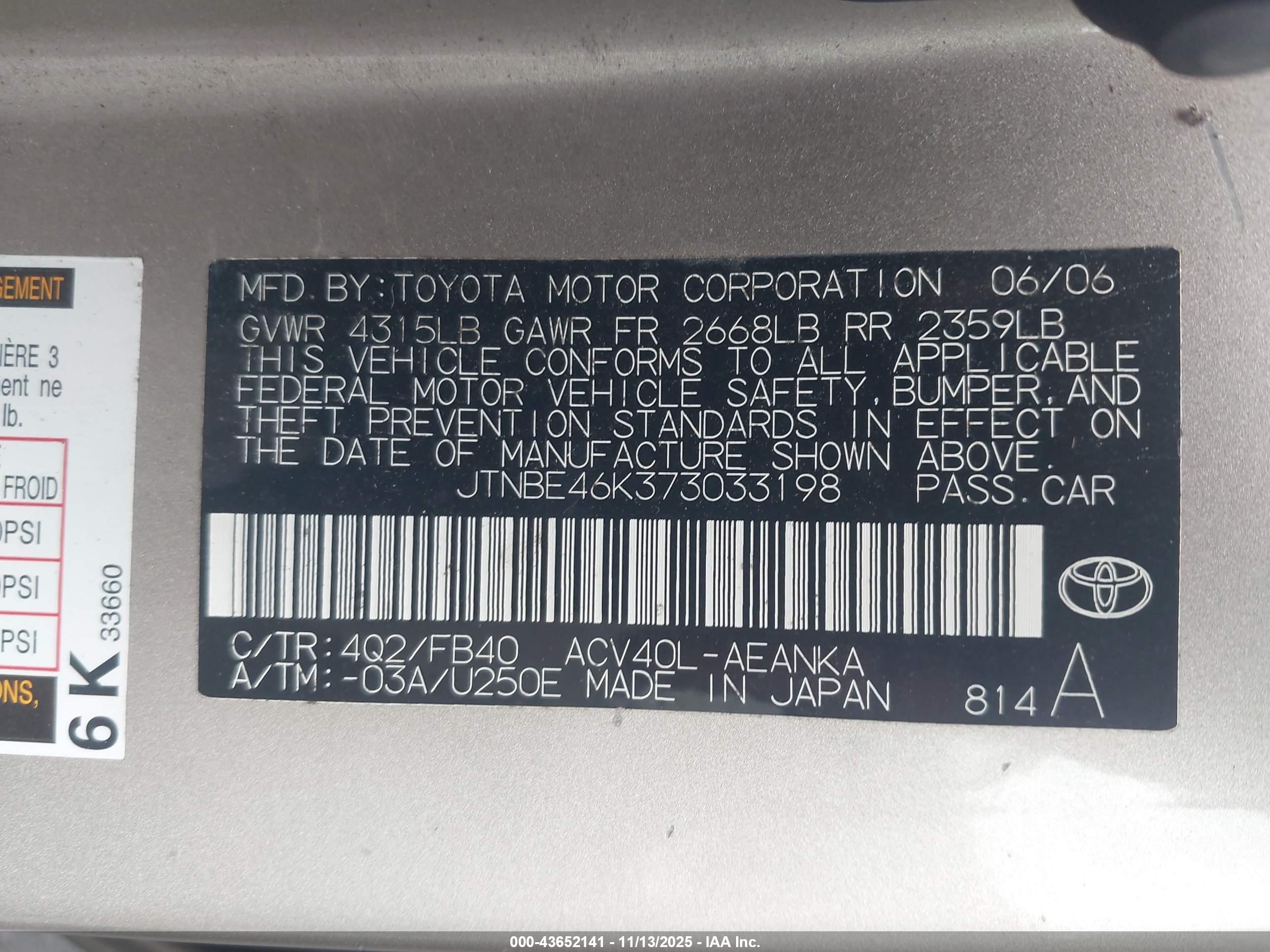 TOYOTA CAMRY image 9