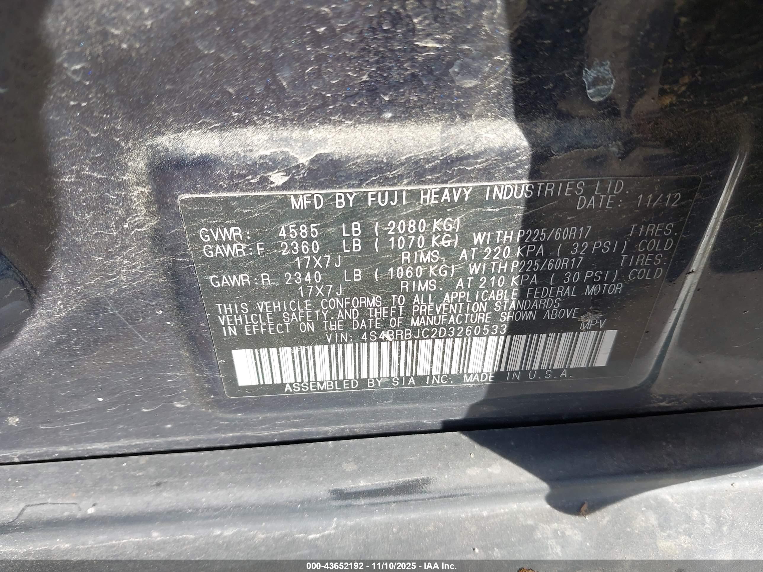 SUBARU OUTBACK image 9