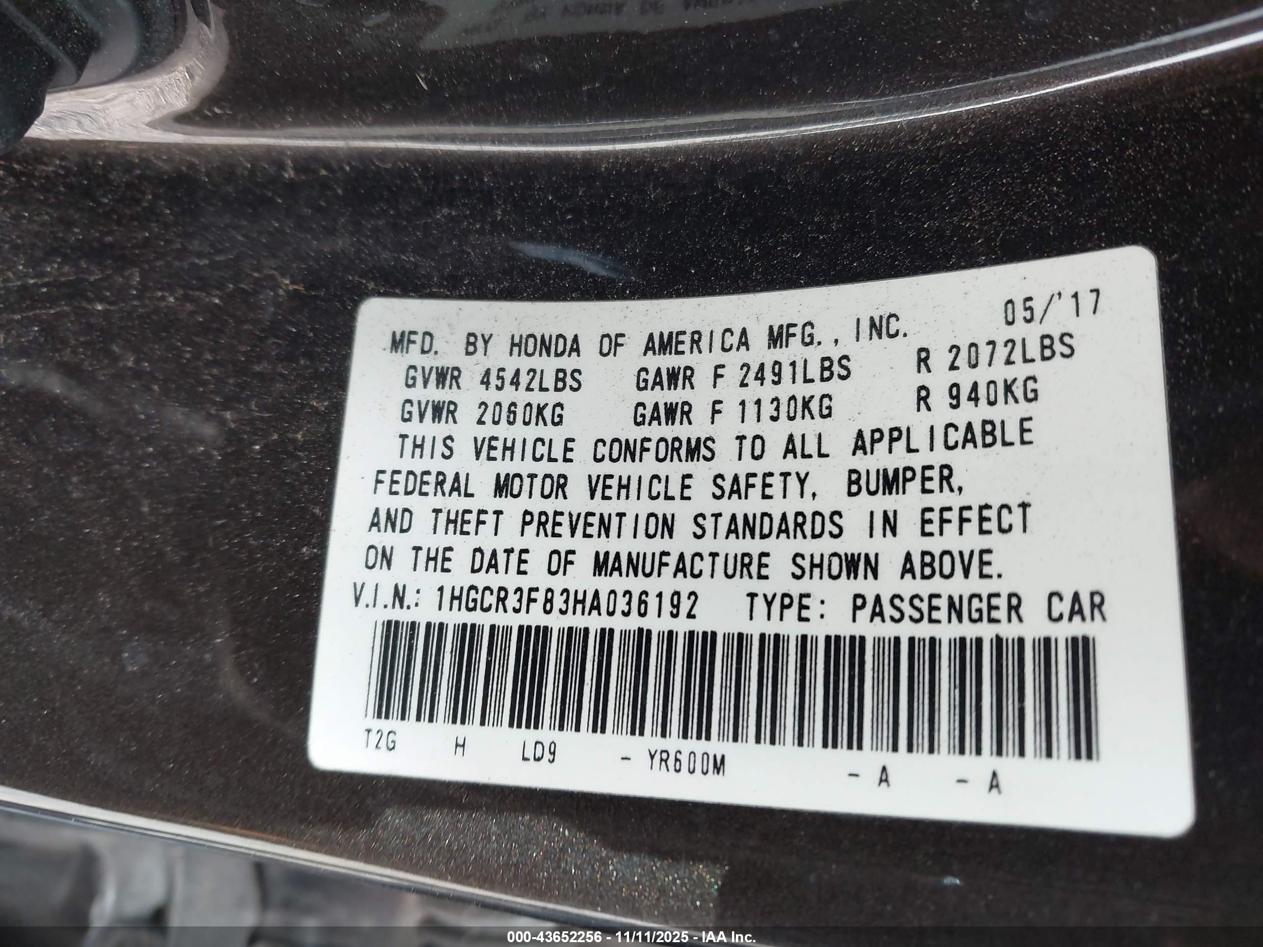 HONDA ACCORD image 9