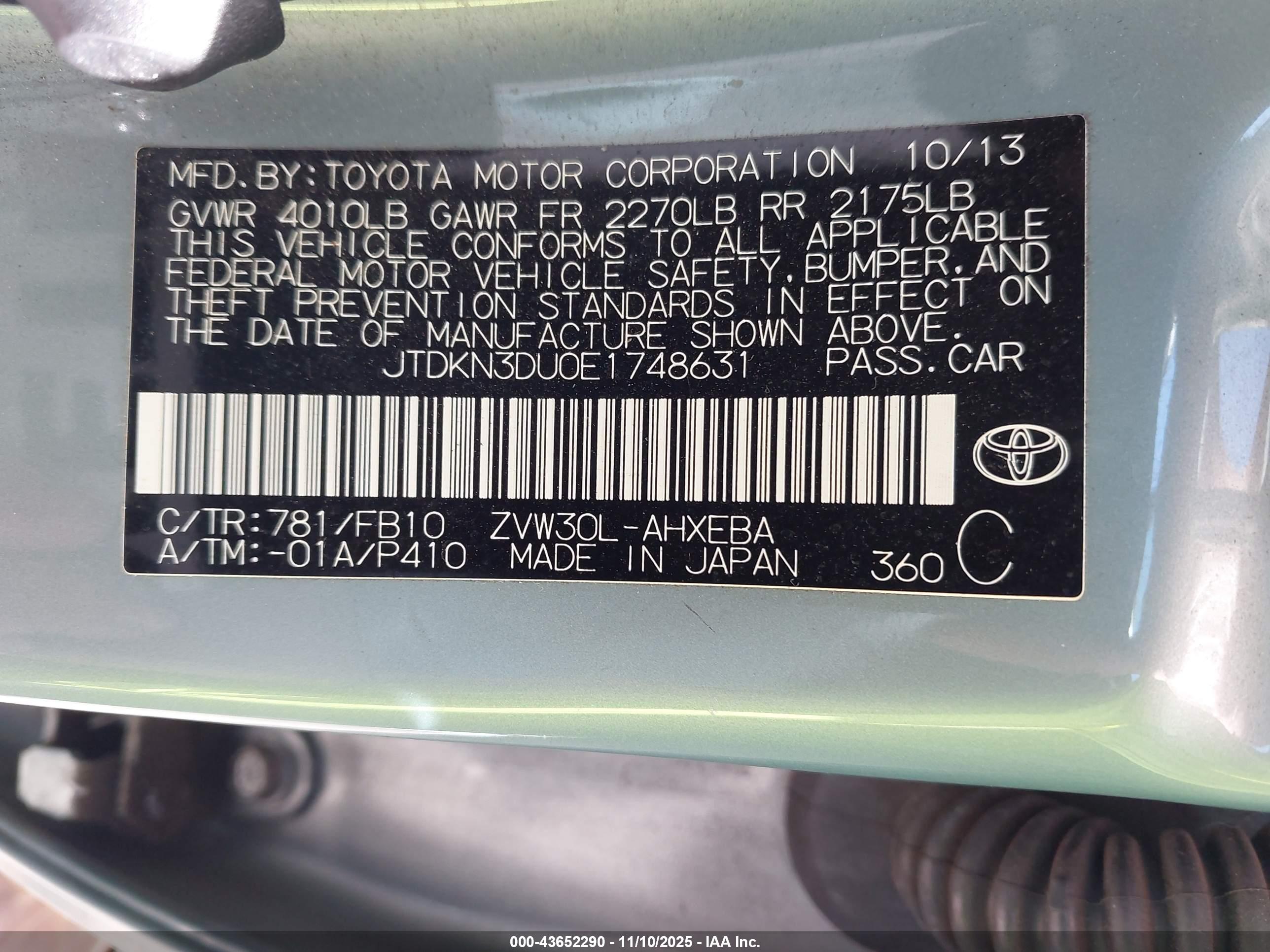 TOYOTA PRIUS image 9