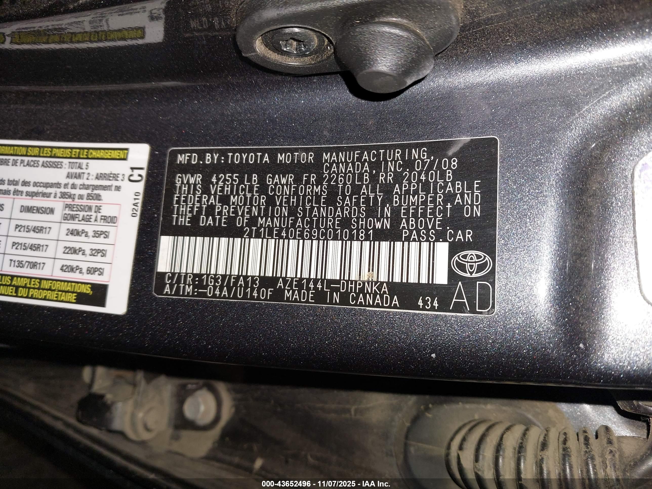 TOYOTA MATRIX image 9