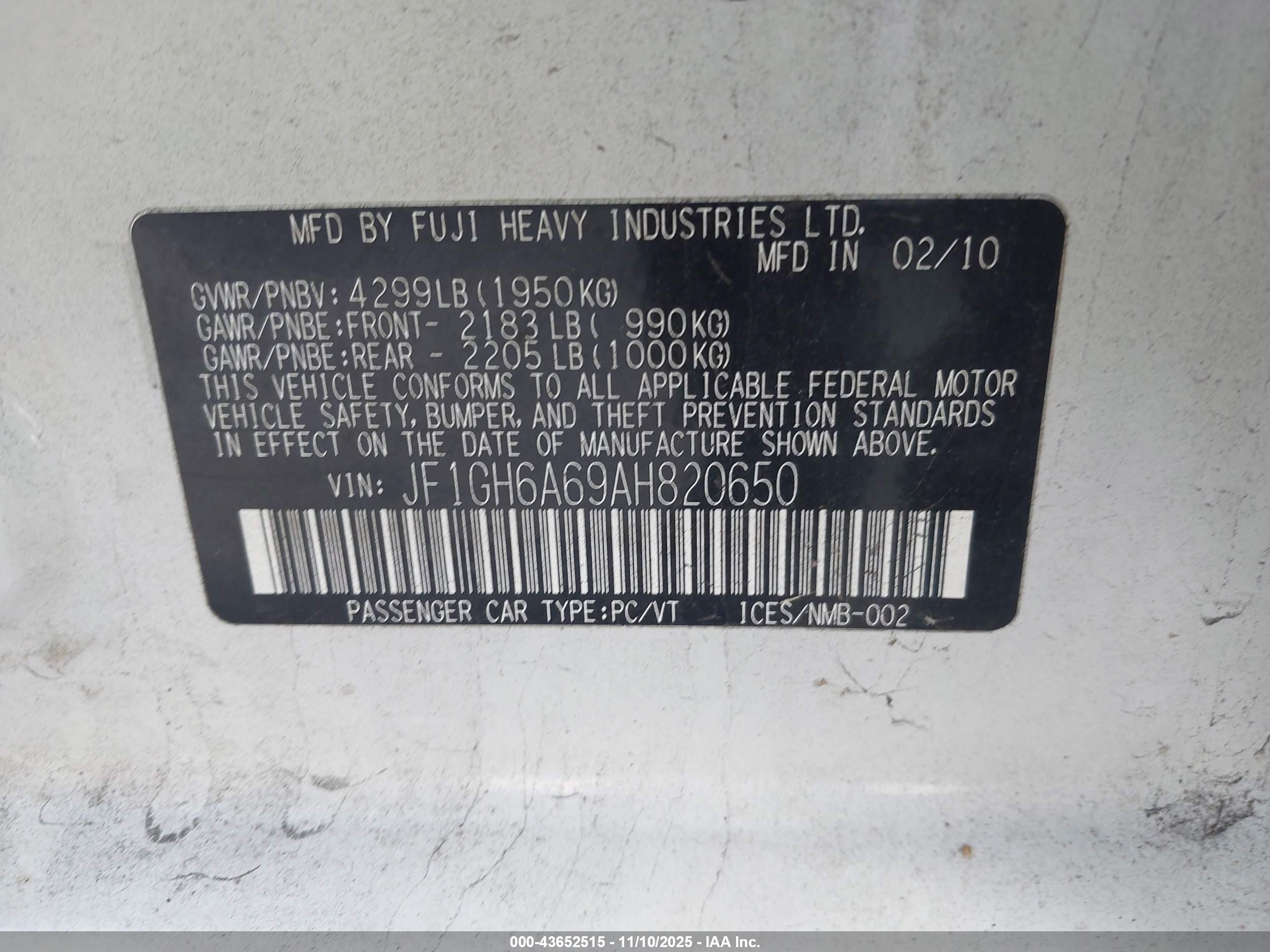 SUBARU IMPREZA image 9