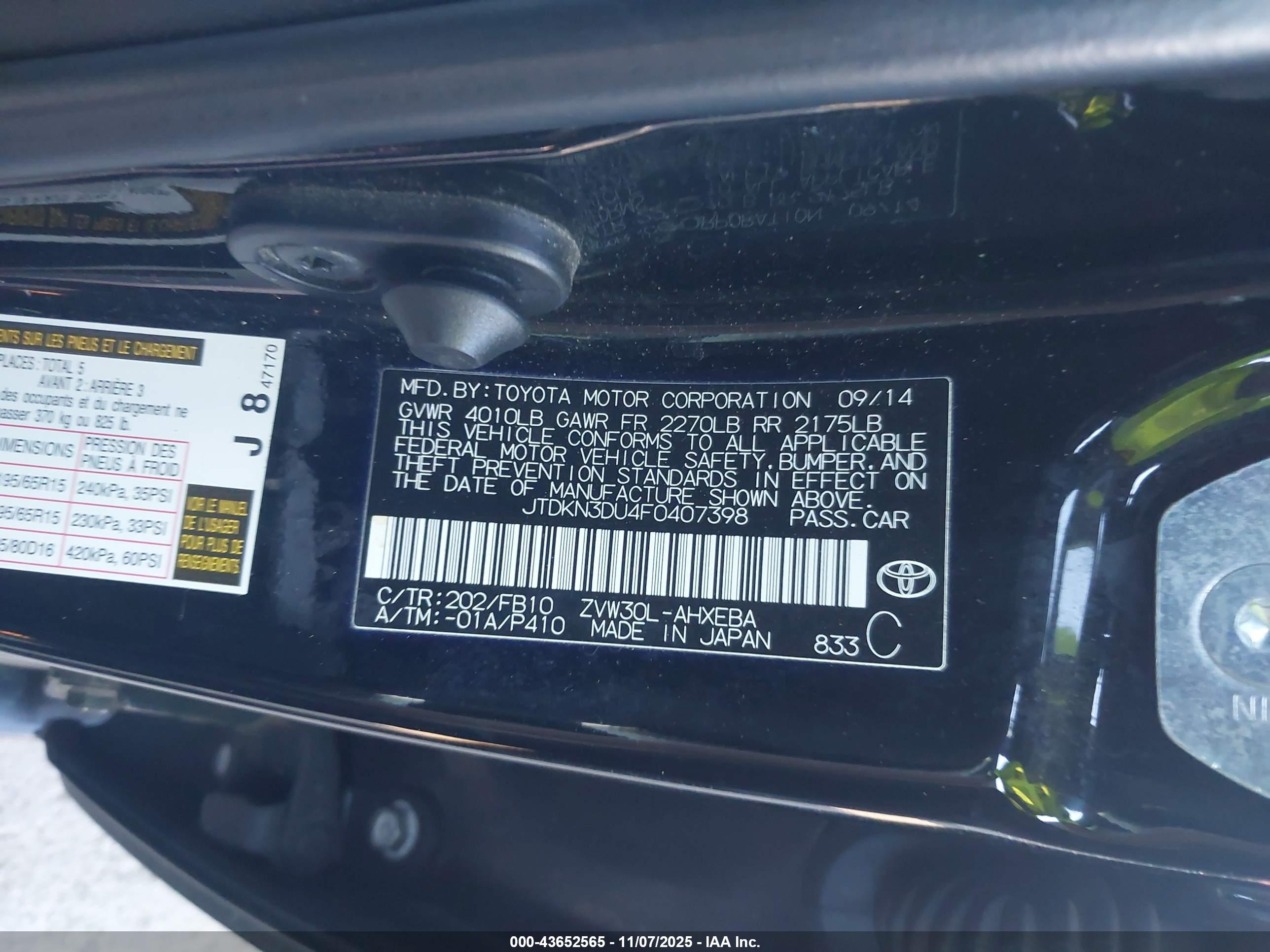 TOYOTA PRIUS image 9