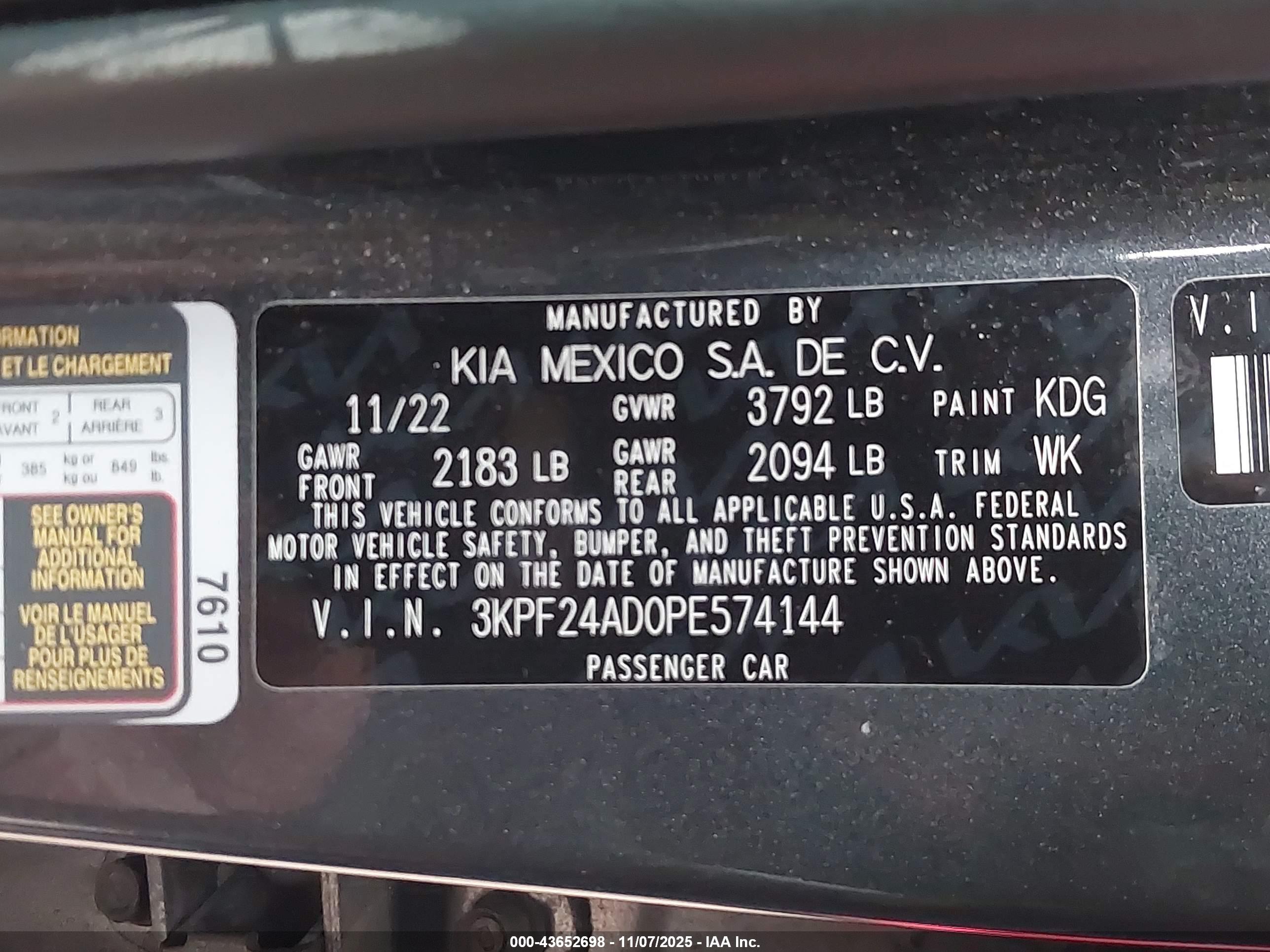 KIA FORTE image 9