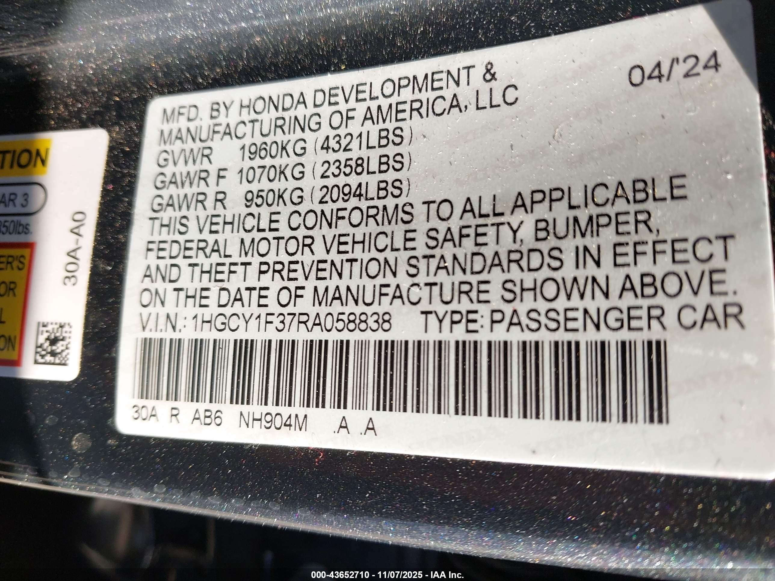 HONDA ACCORD image 9