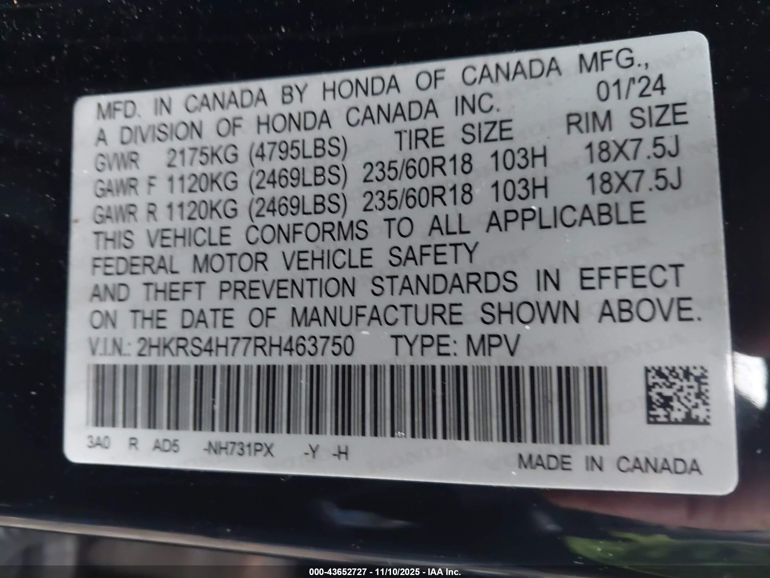 HONDA CR-V image 9