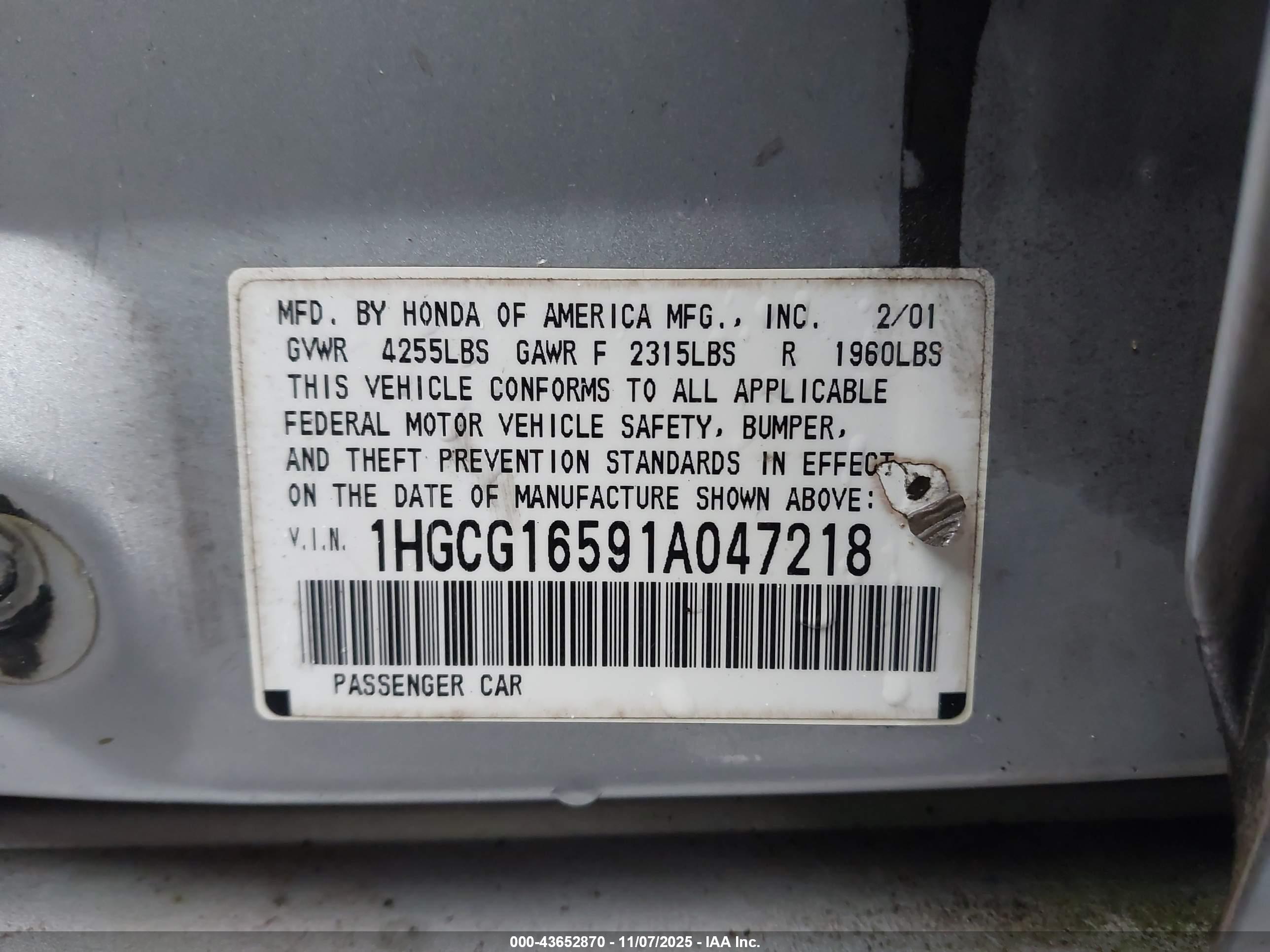 HONDA ACCORD image 9