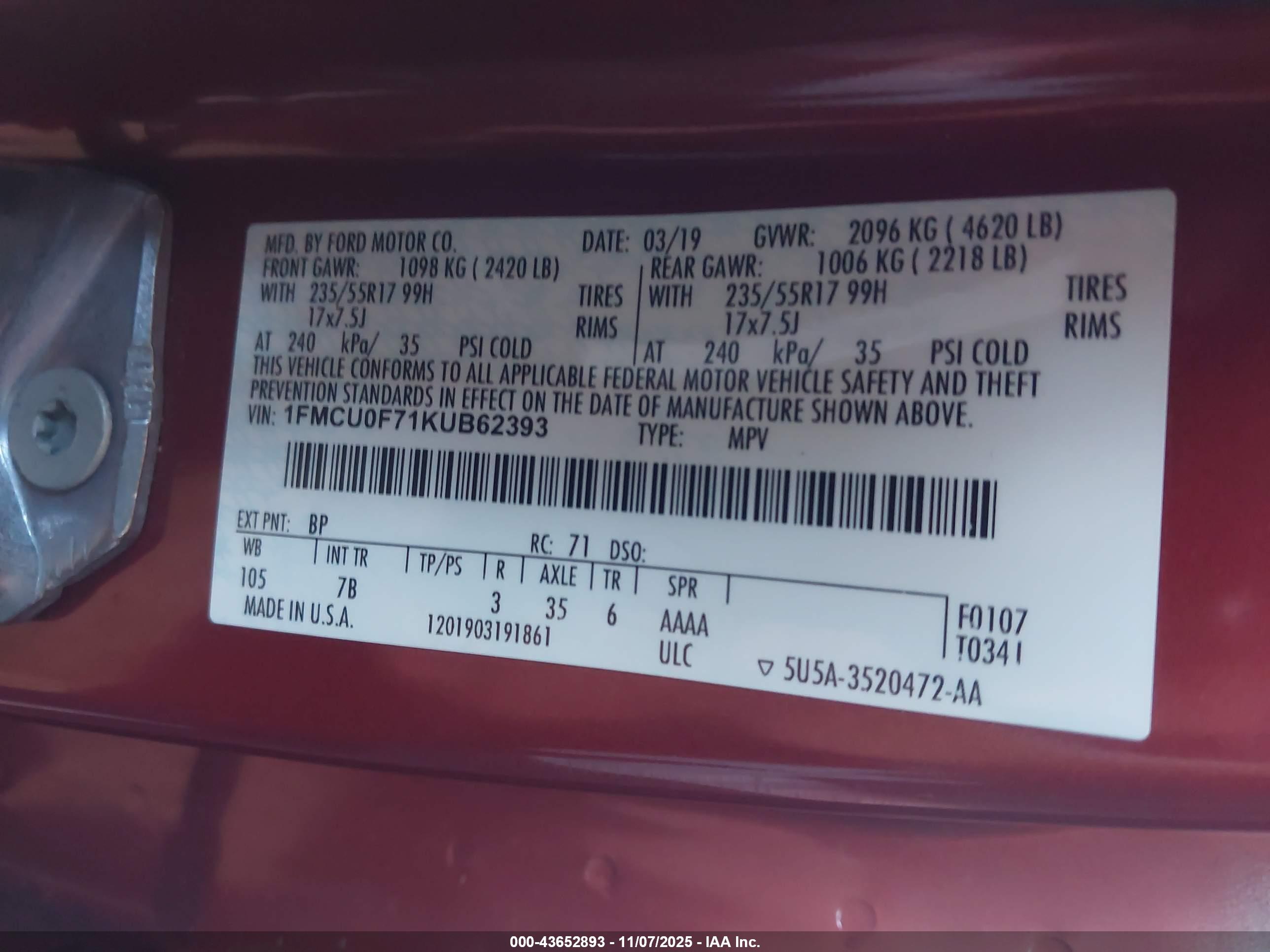 FORD ESCAPE image 9