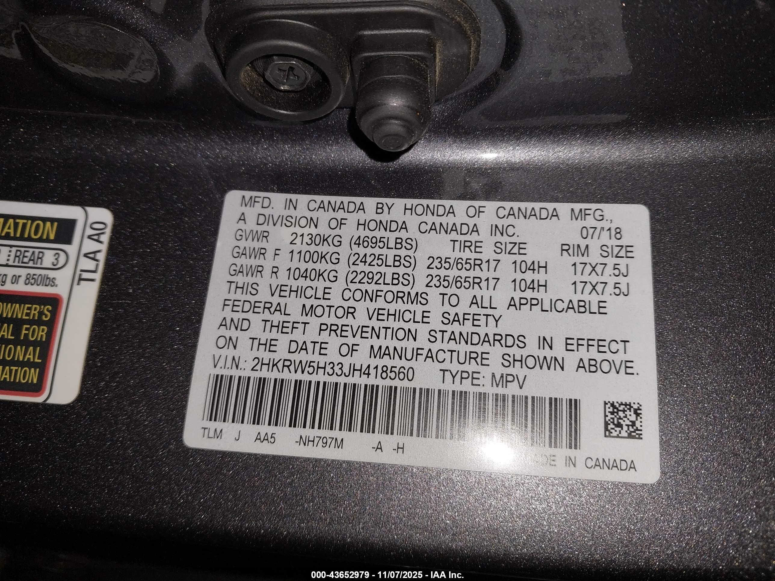 HONDA CR-V image 9