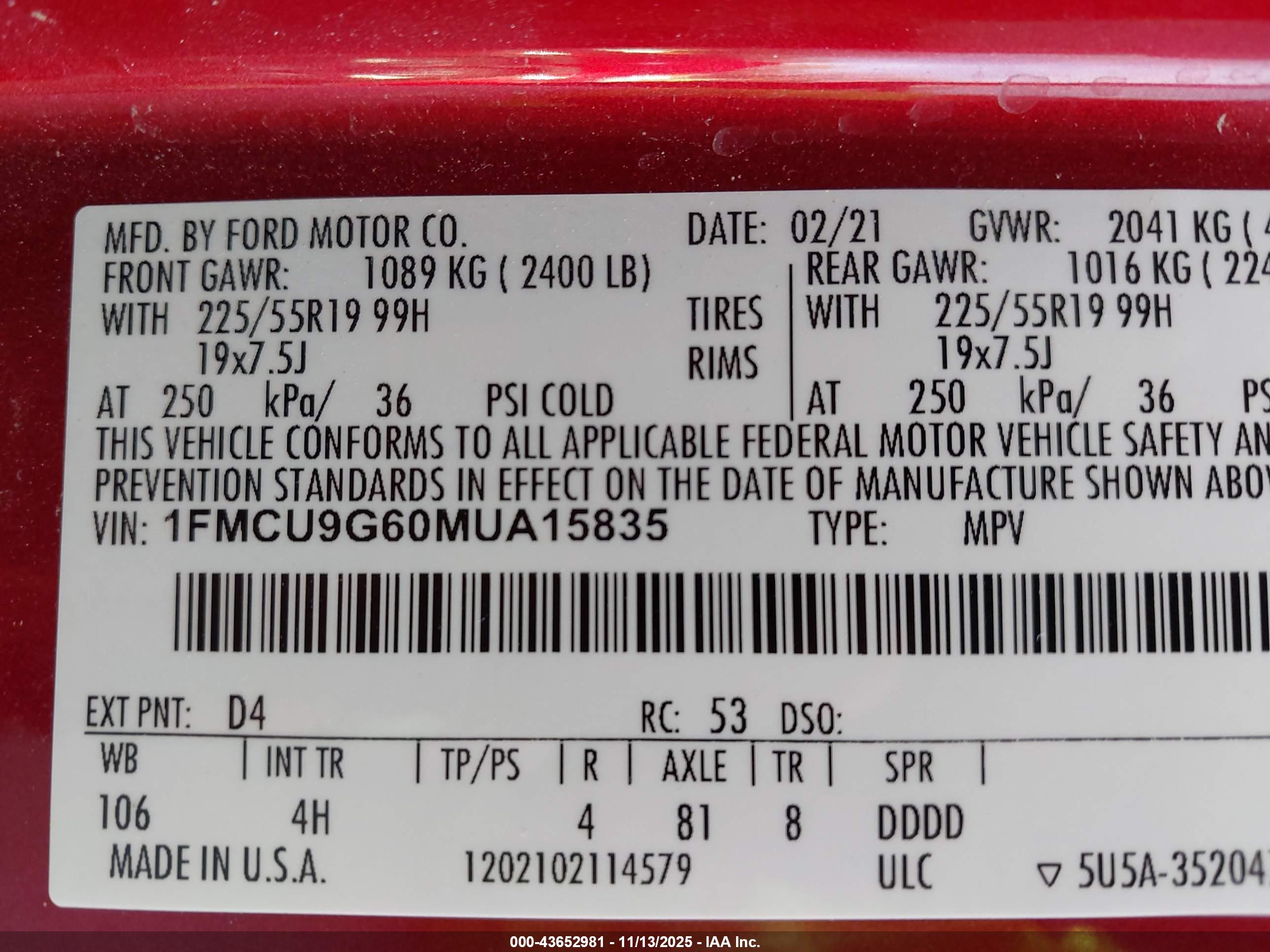 FORD ESCAPE image 9