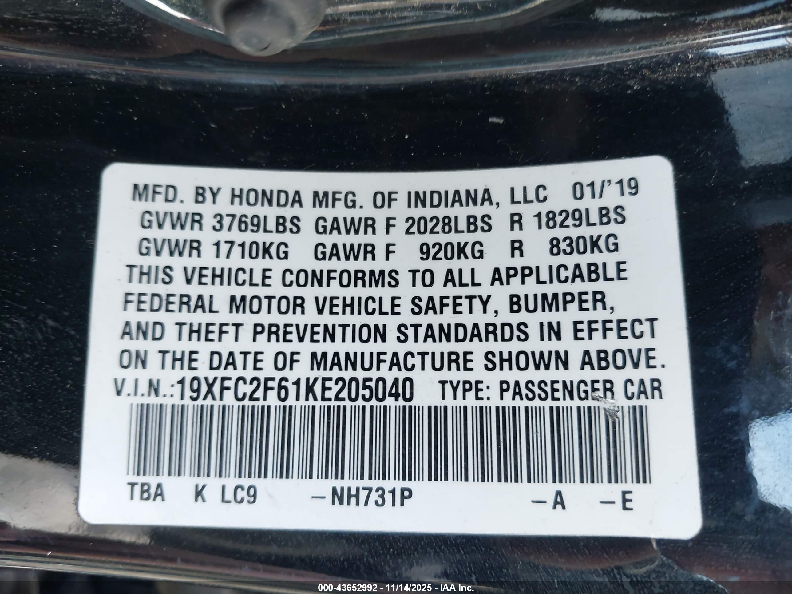 HONDA CIVIC image 9