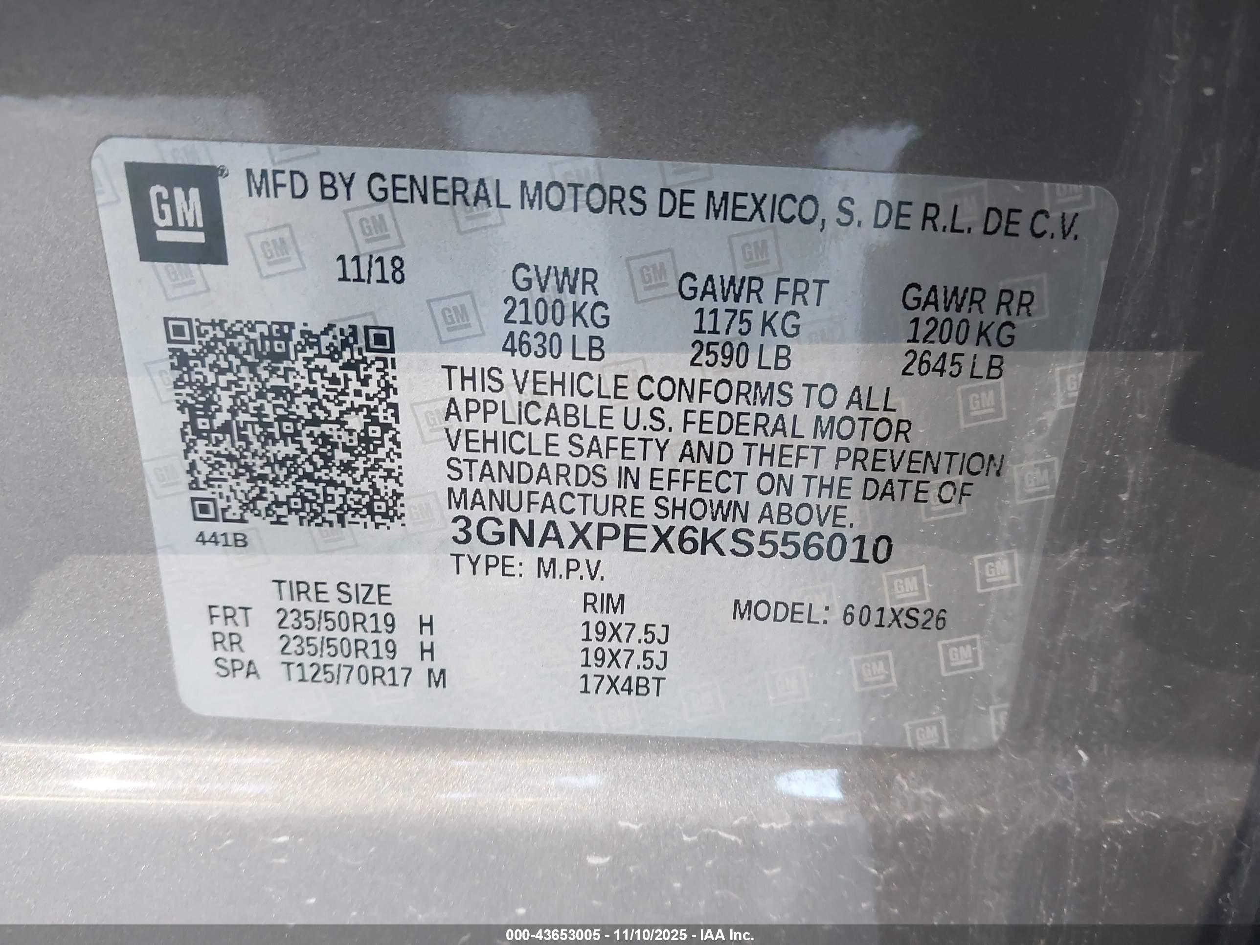 CHEVROLET EQUINOX image 9