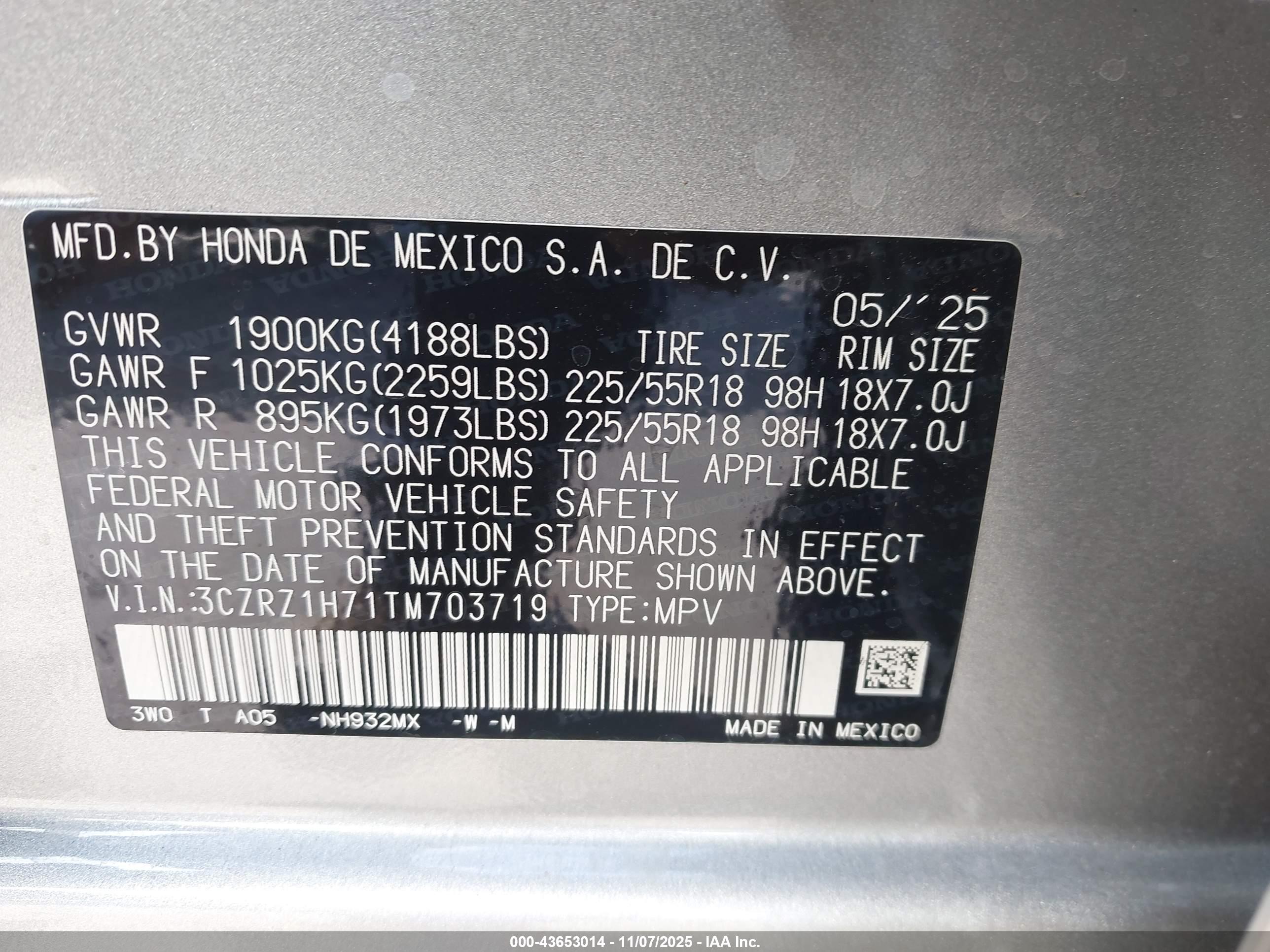 HONDA HR-V image 9