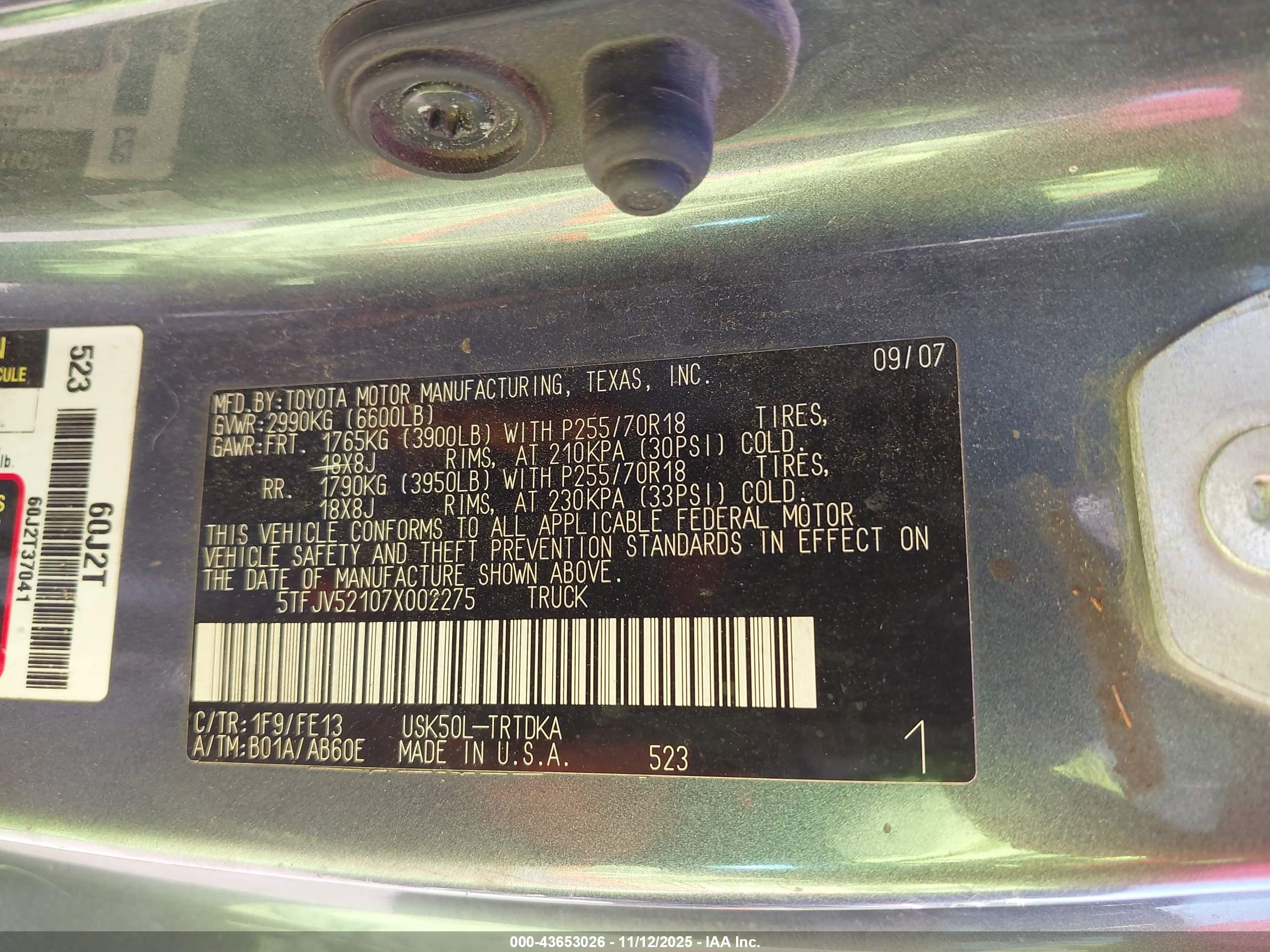 TOYOTA TUNDRA image 9