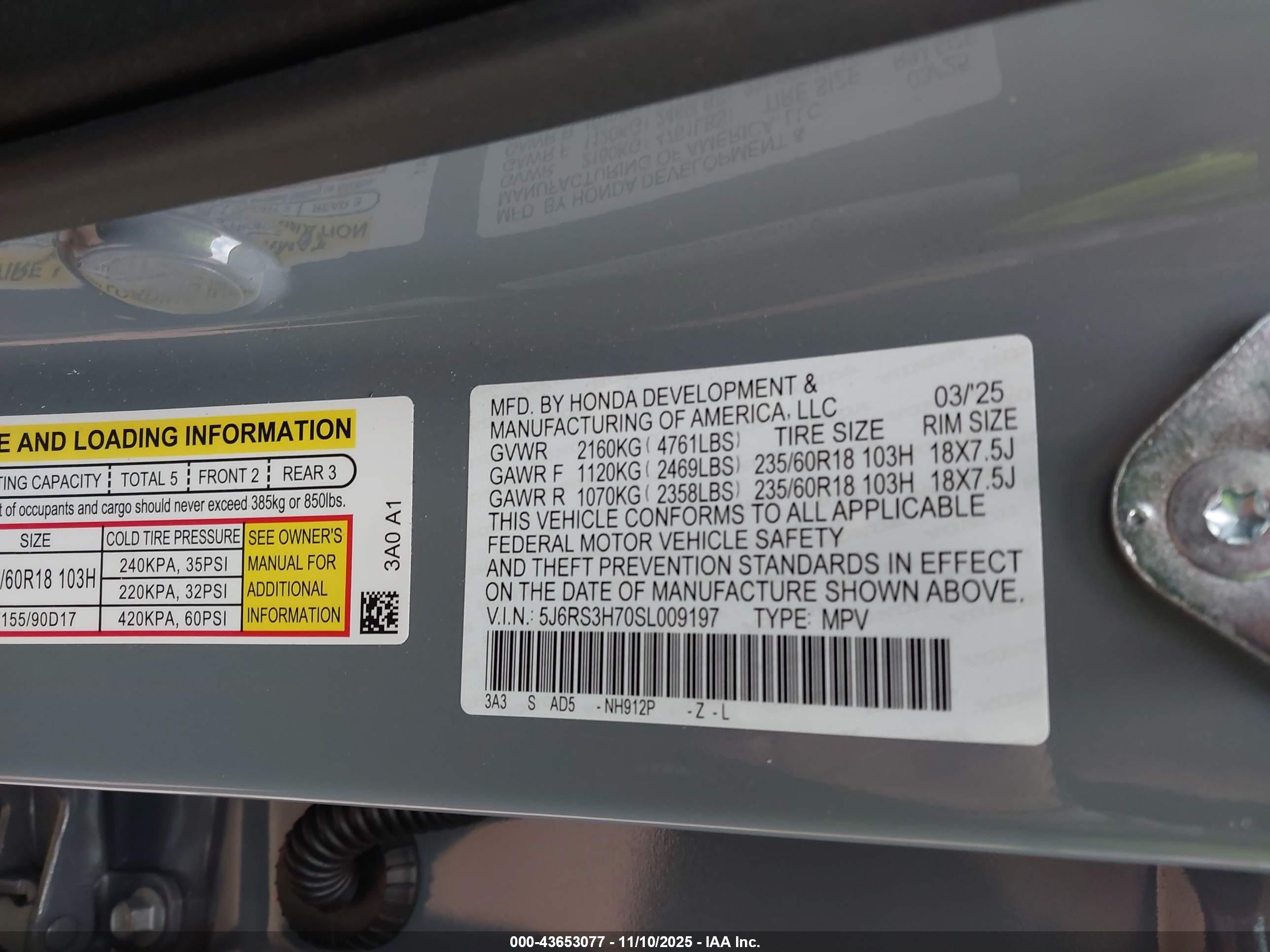 HONDA CR-V image 9