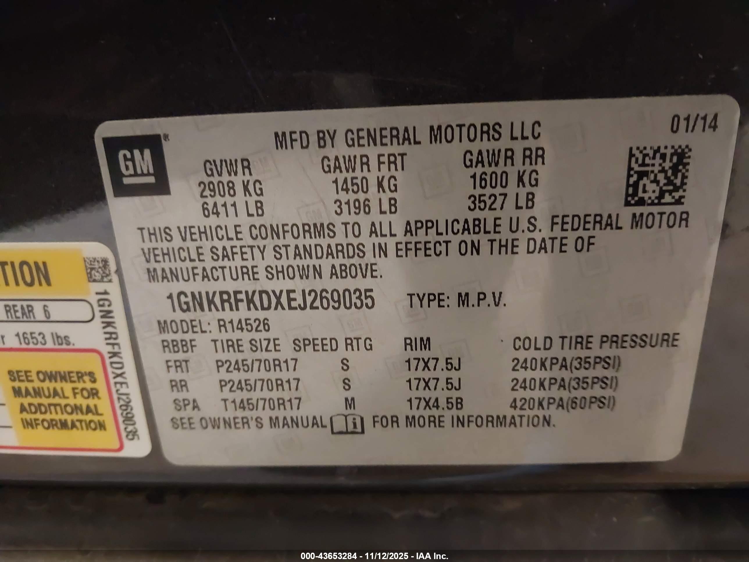 CHEVROLET TRAVERSE image 9