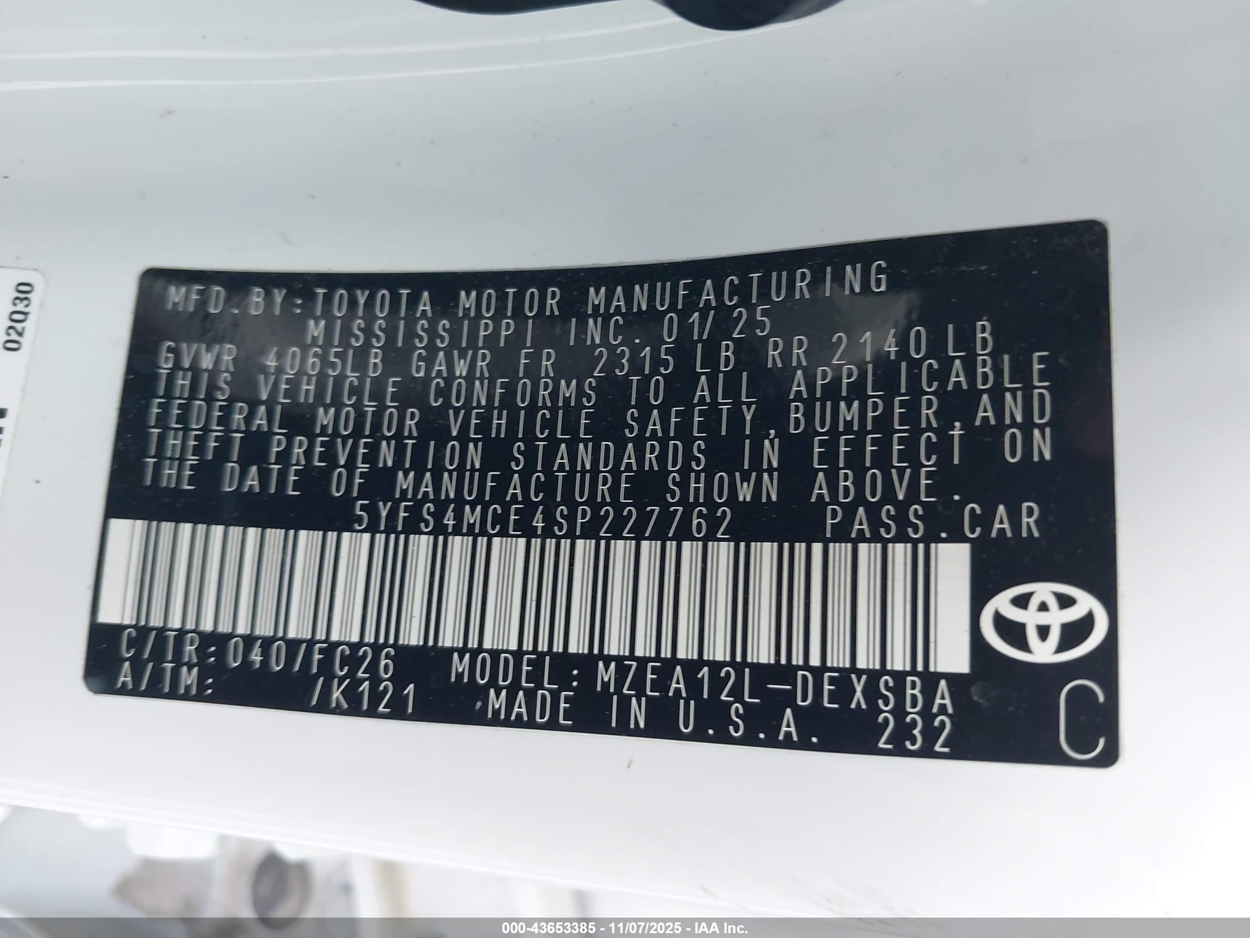 TOYOTA COROLLA image 9