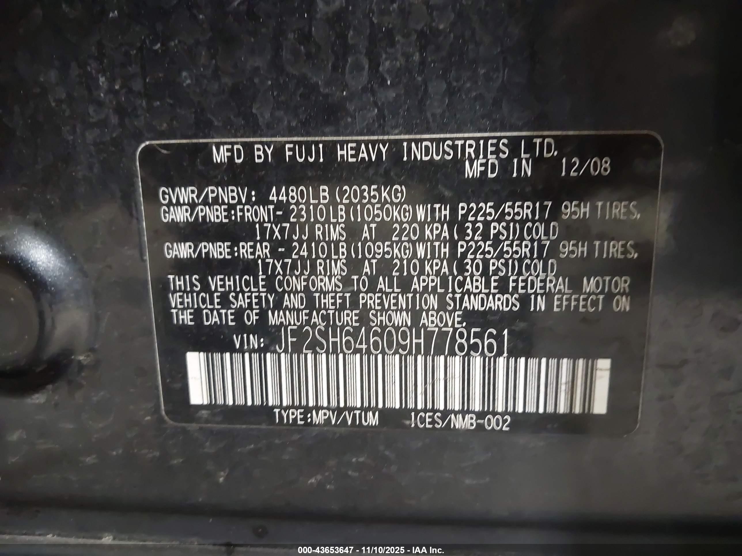 SUBARU FORESTER image 9