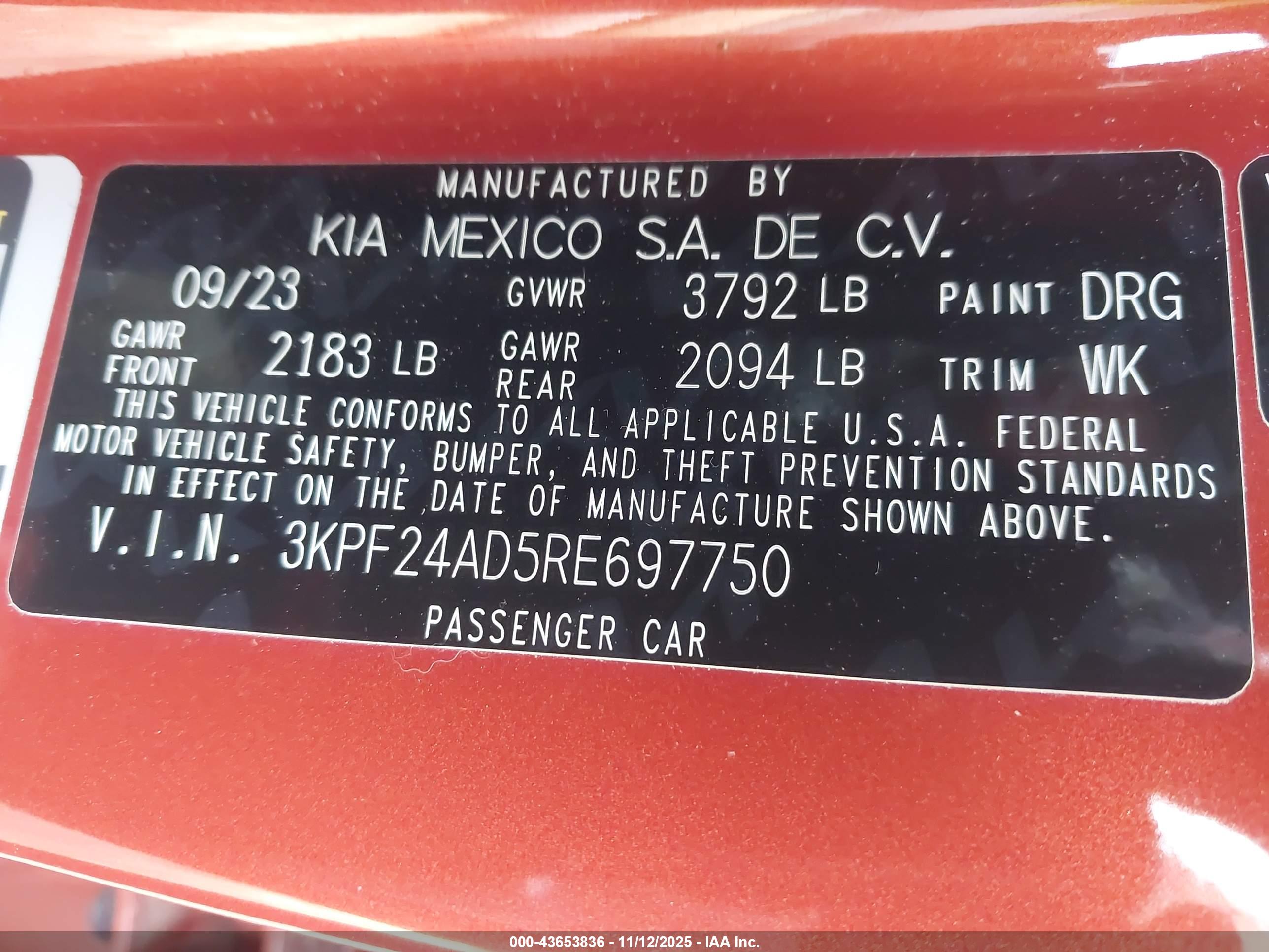 KIA FORTE image 9