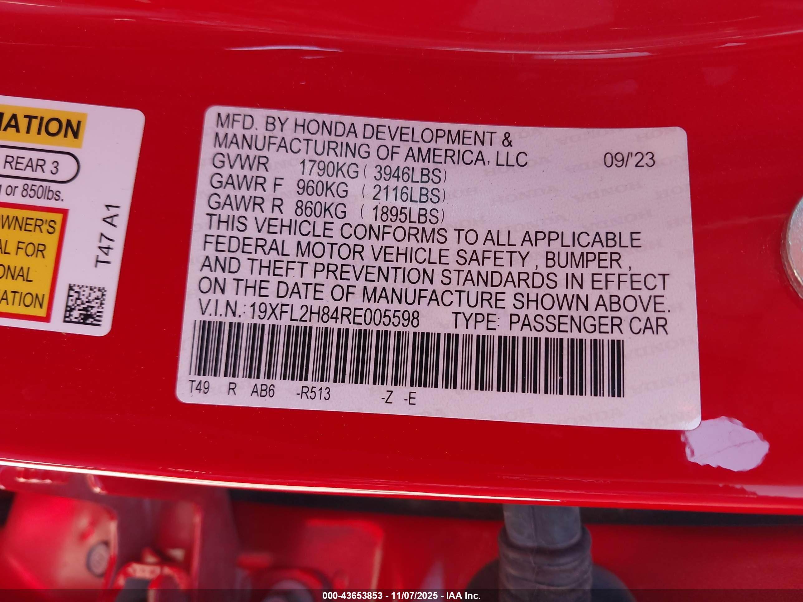 HONDA CIVIC image 9