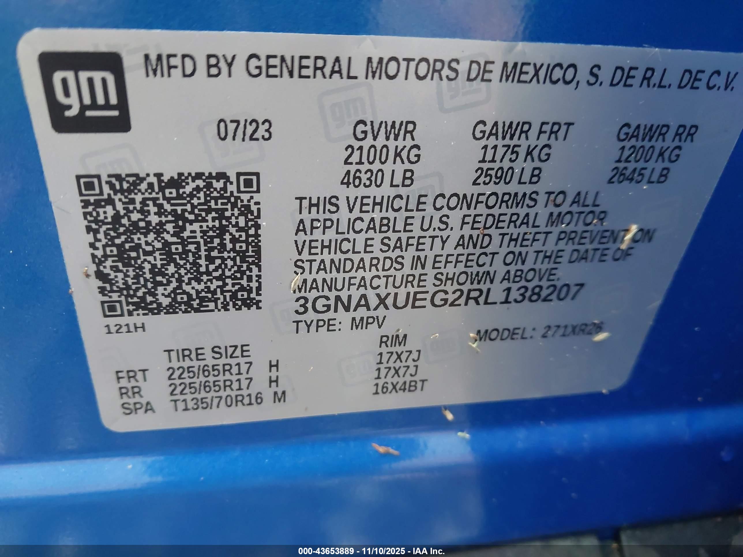 CHEVROLET EQUINOX image 9