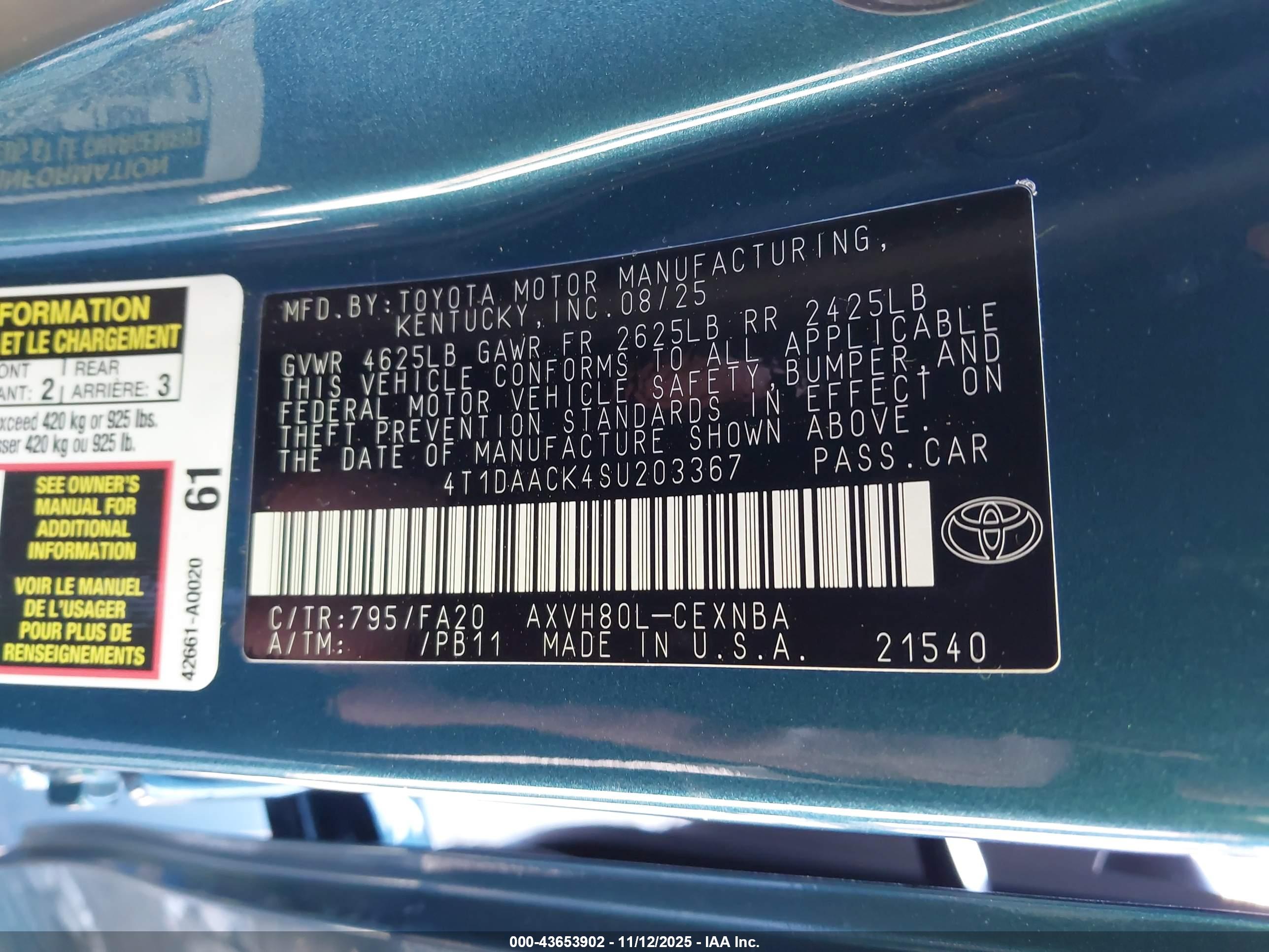 TOYOTA CAMRY image 9