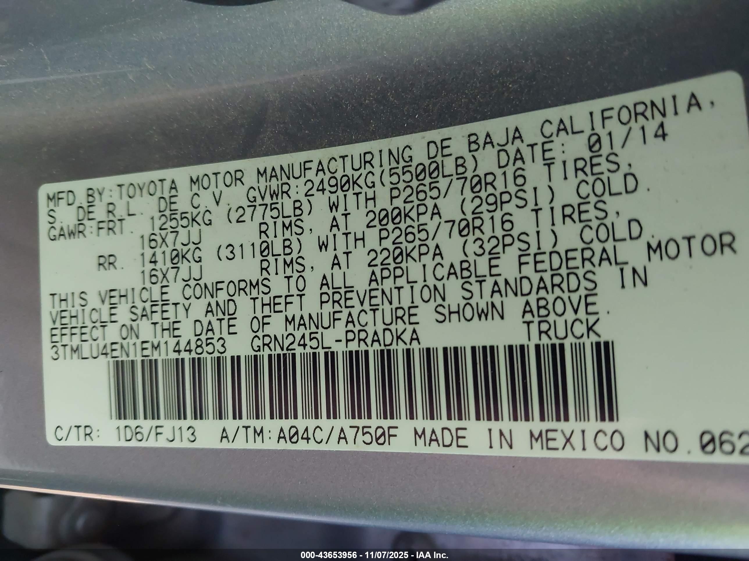 TOYOTA TACOMA image 9