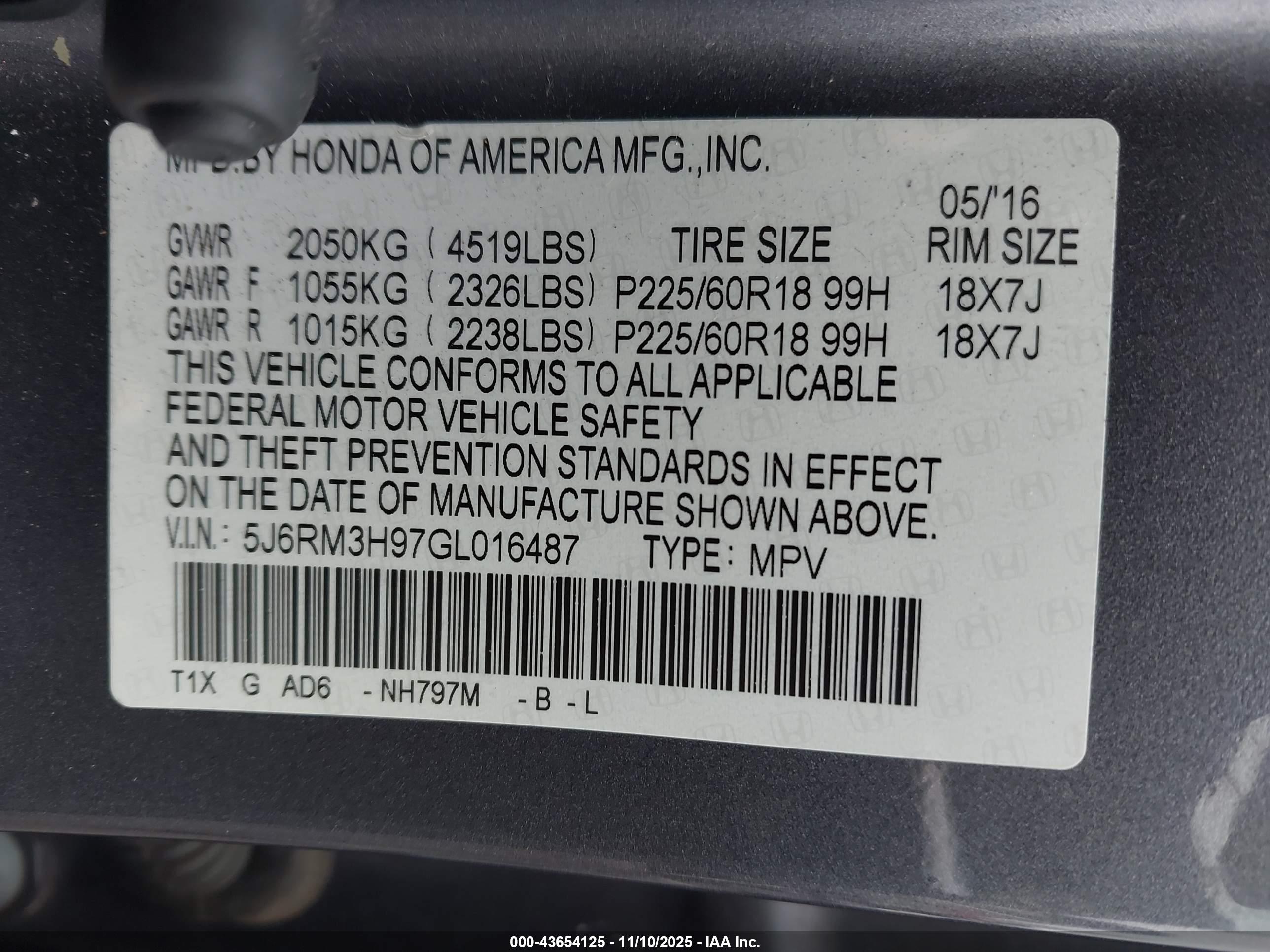 HONDA CR-V image 9