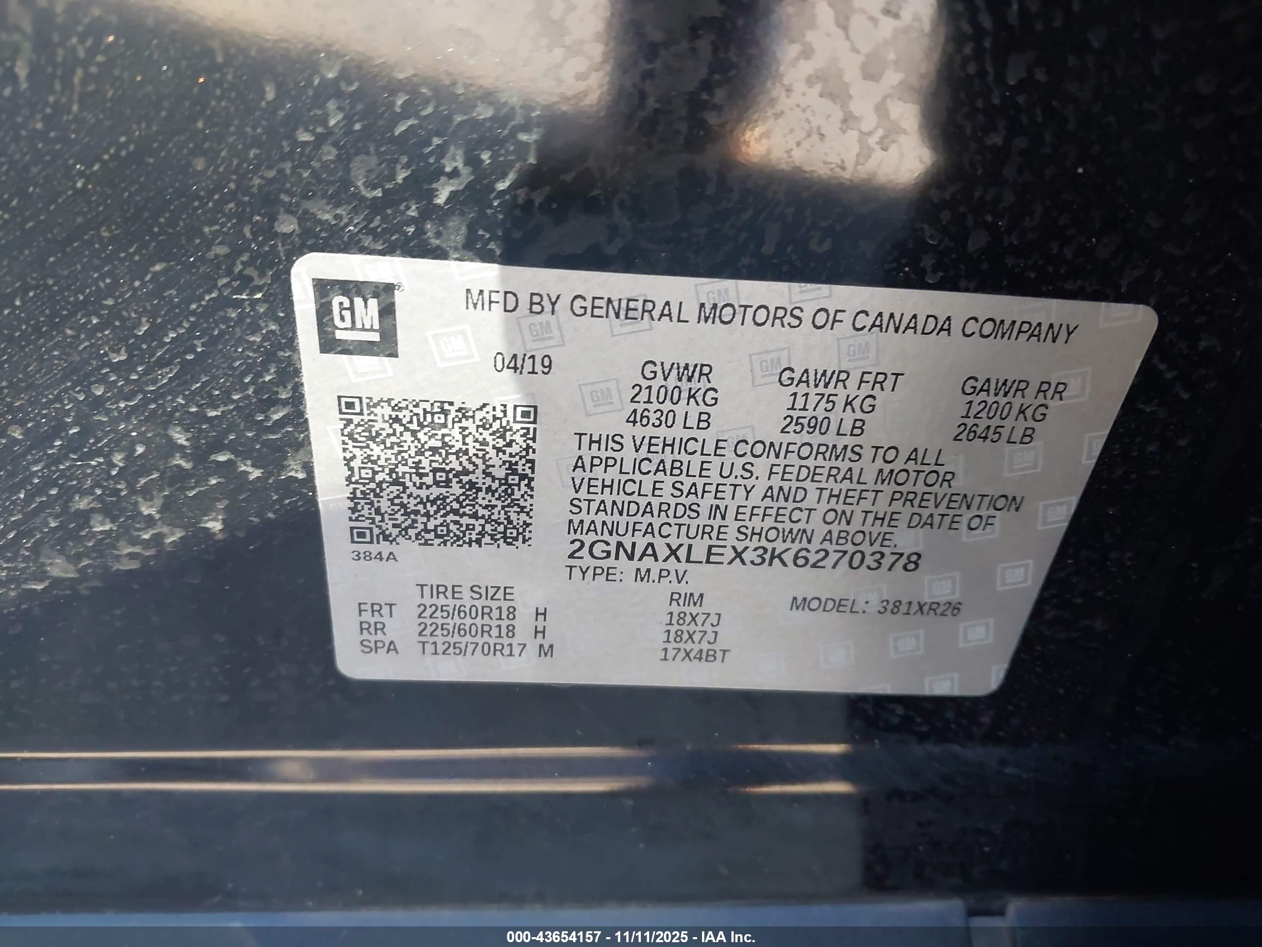 CHEVROLET EQUINOX image 9