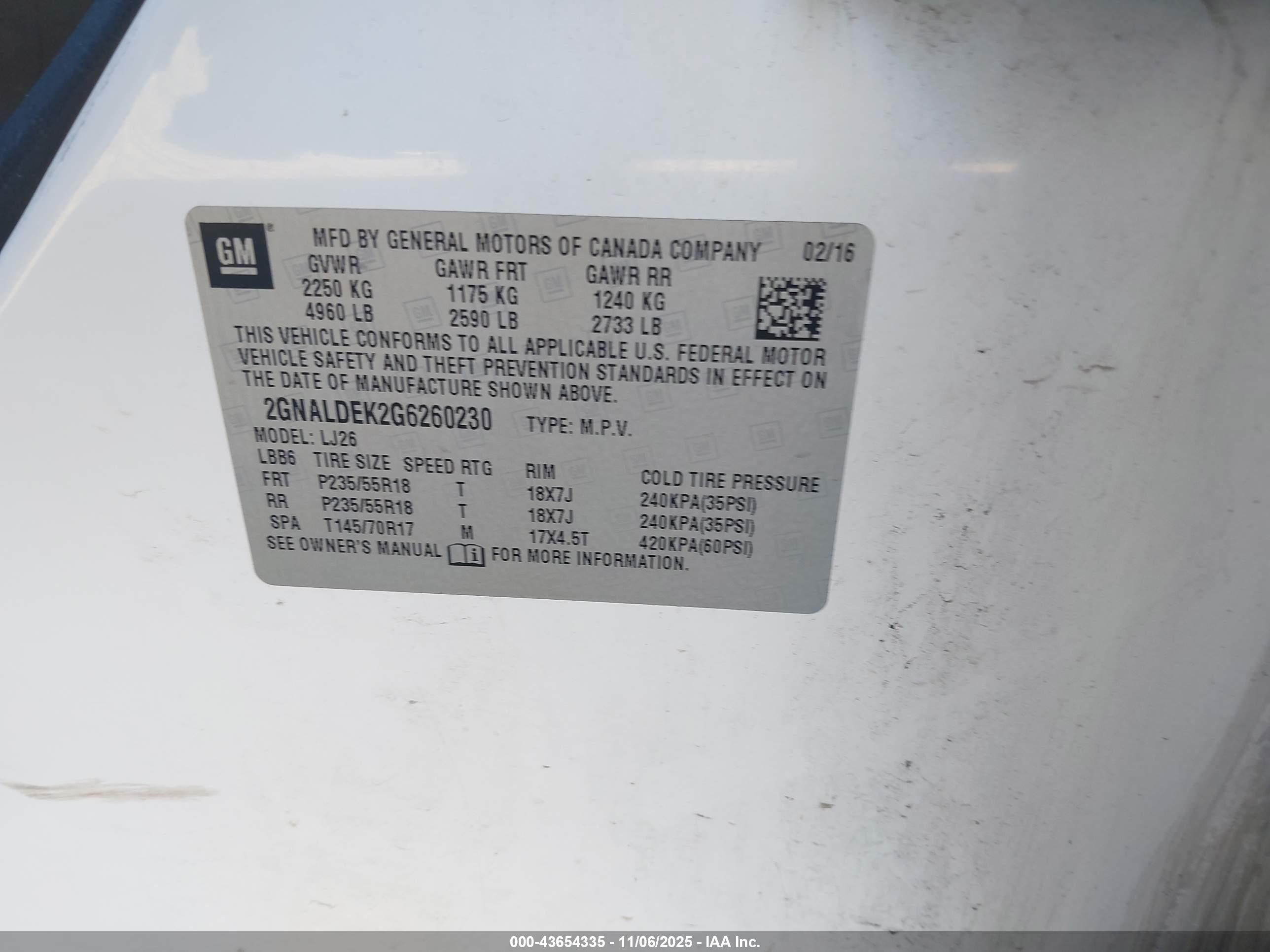 CHEVROLET EQUINOX image 9