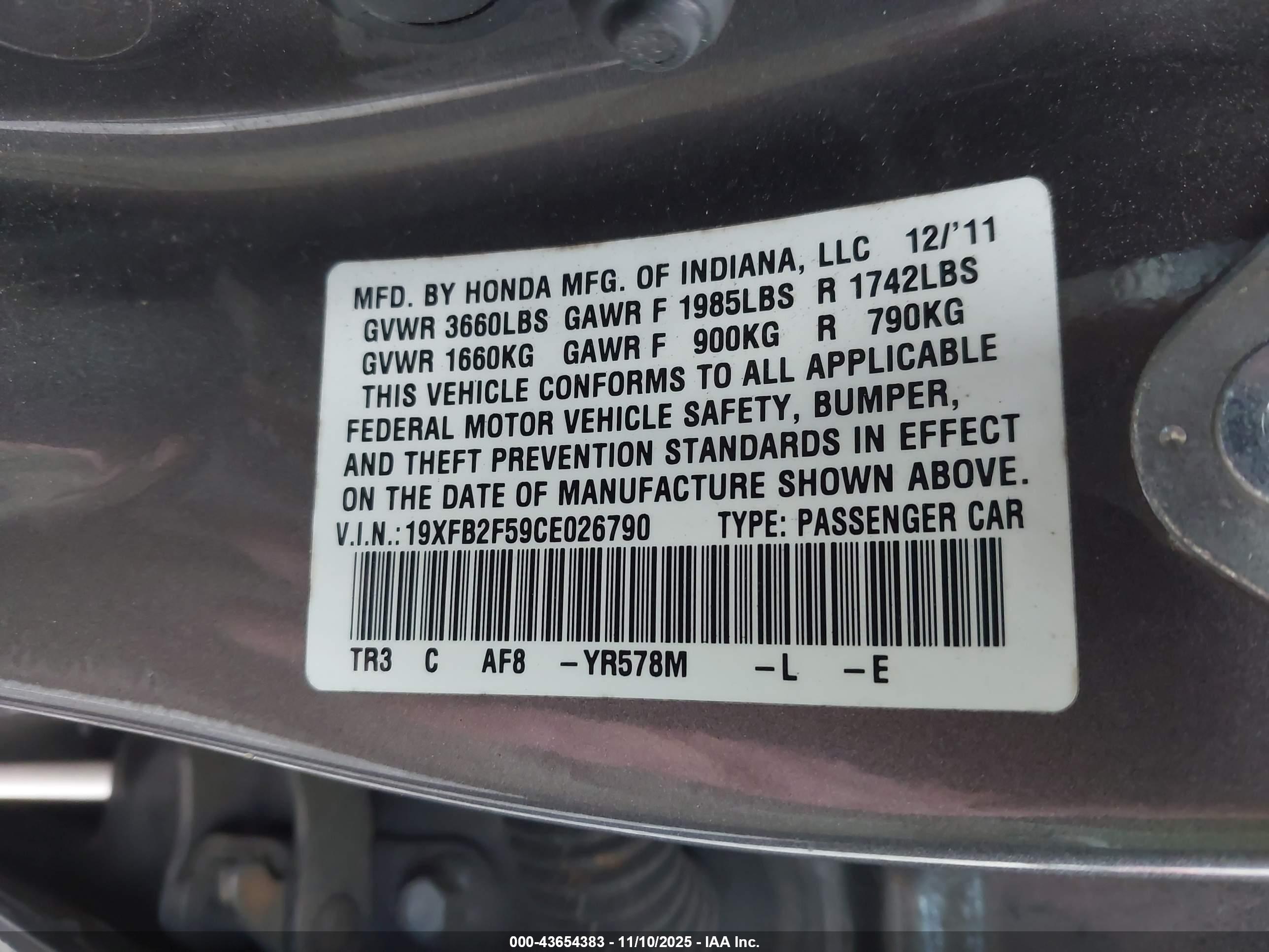 HONDA CIVIC image 9