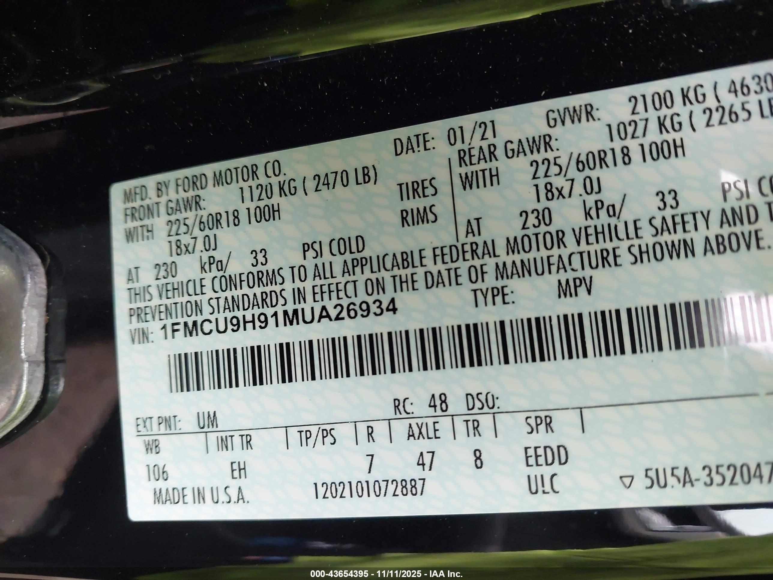 FORD ESCAPE image 9