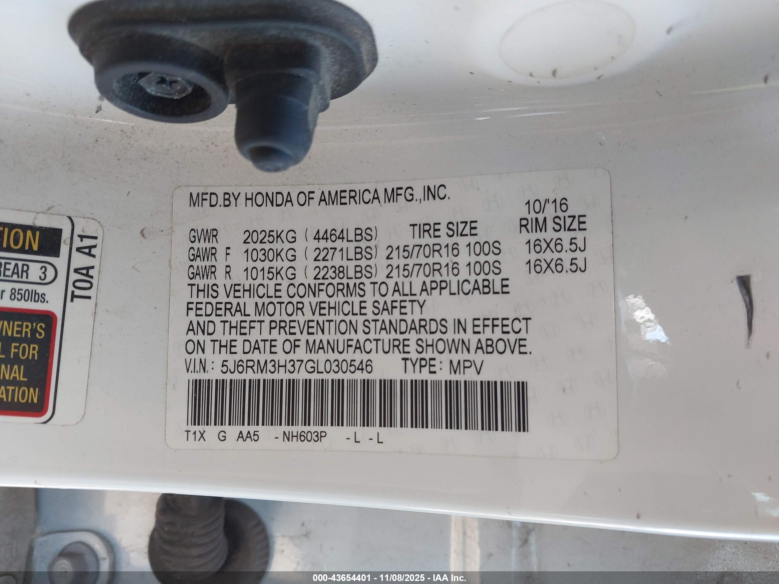 HONDA CR-V image 9