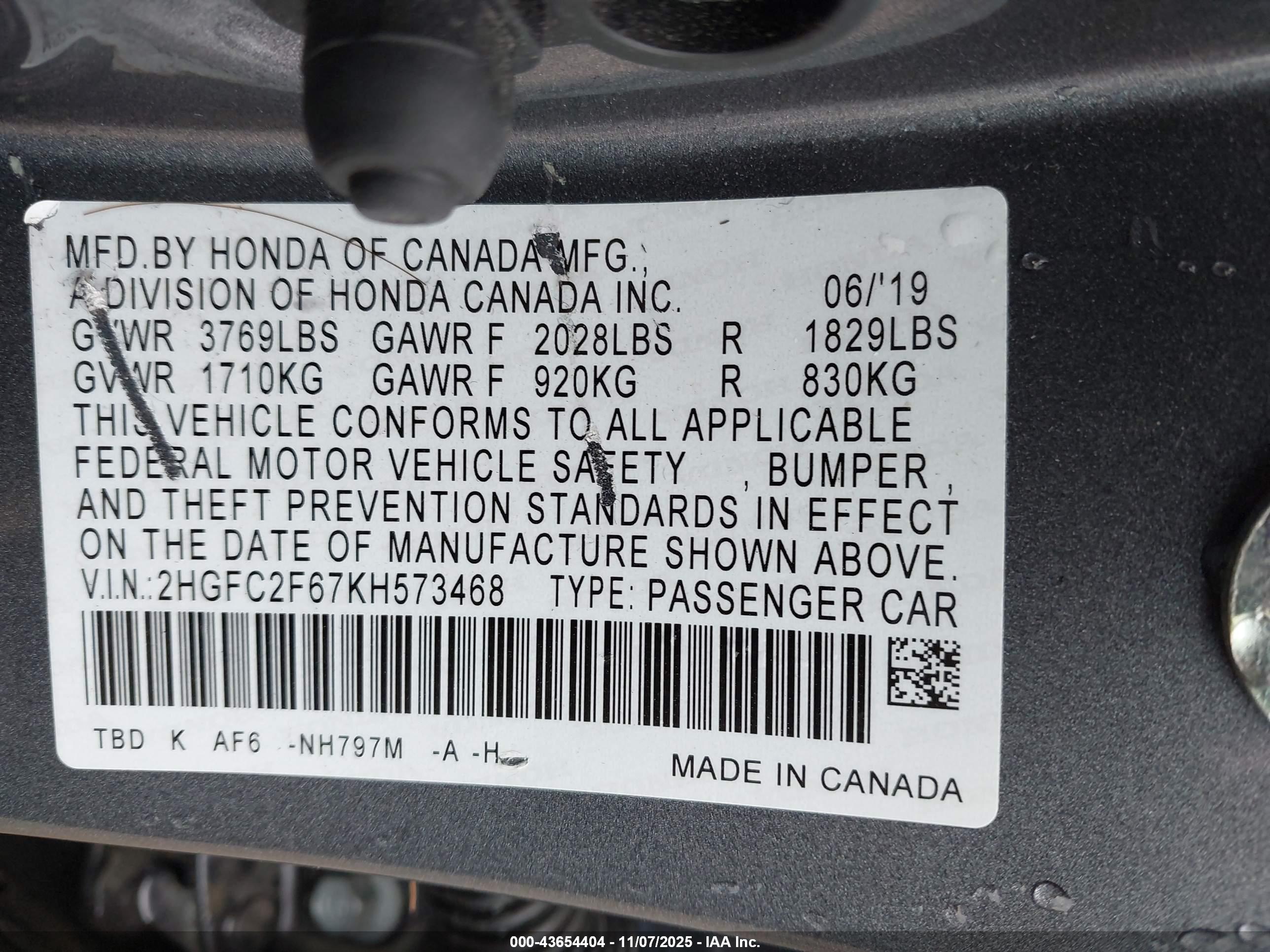 HONDA CIVIC image 9