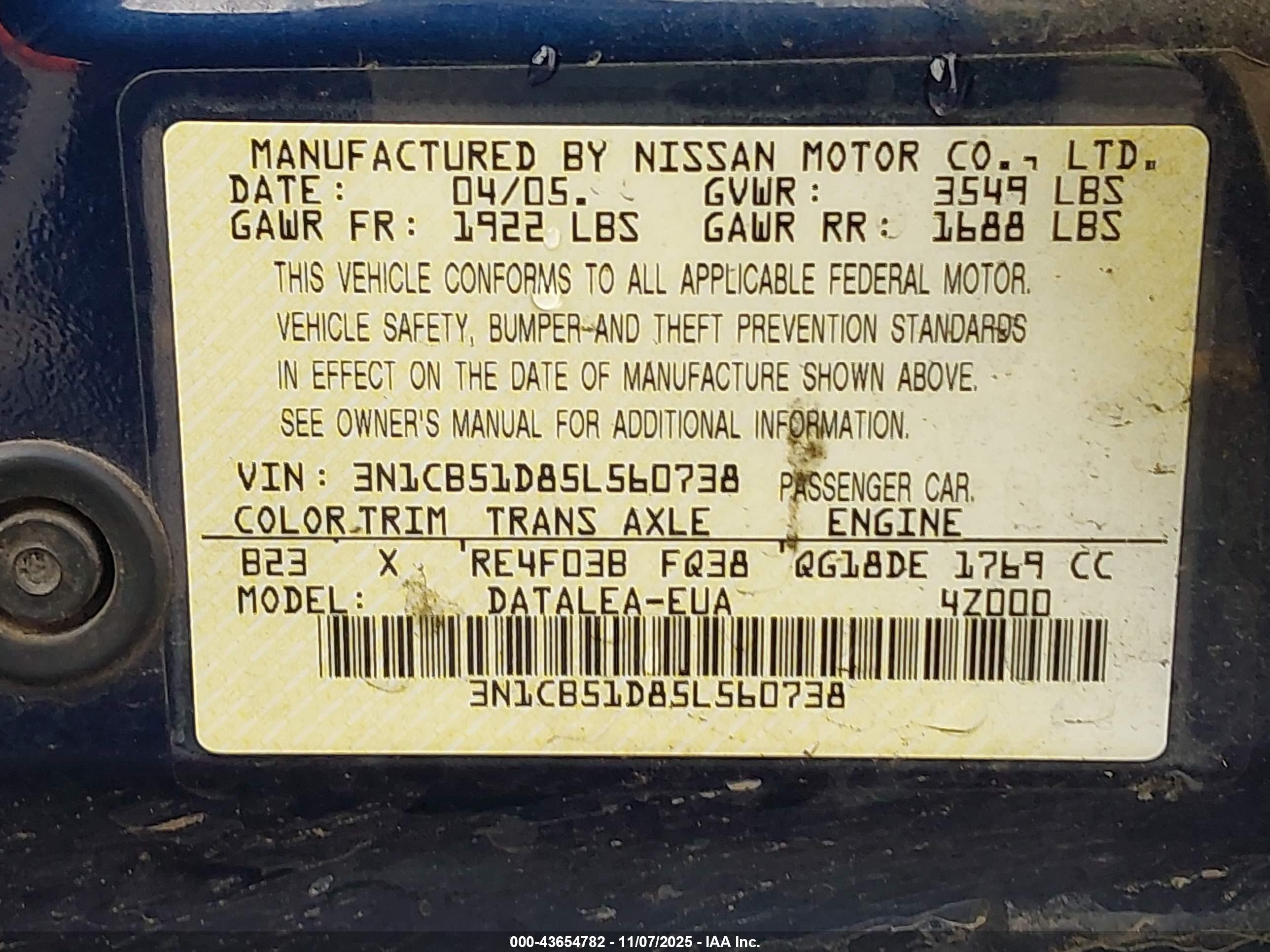 NISSAN SENTRA image 9