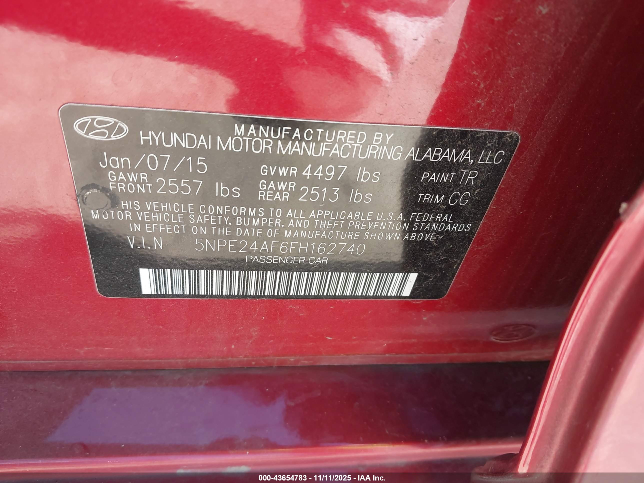 HYUNDAI SONATA image 9